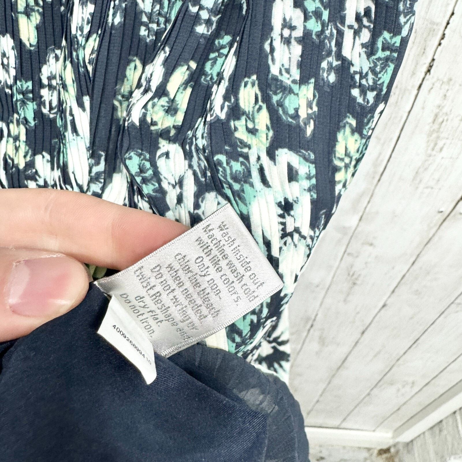 Other Lauren Conrad Dress Sz 10 Sleeveless Floral Blue Casual Mini Size L / US 10 / IT 46 - 4 Thumbnail