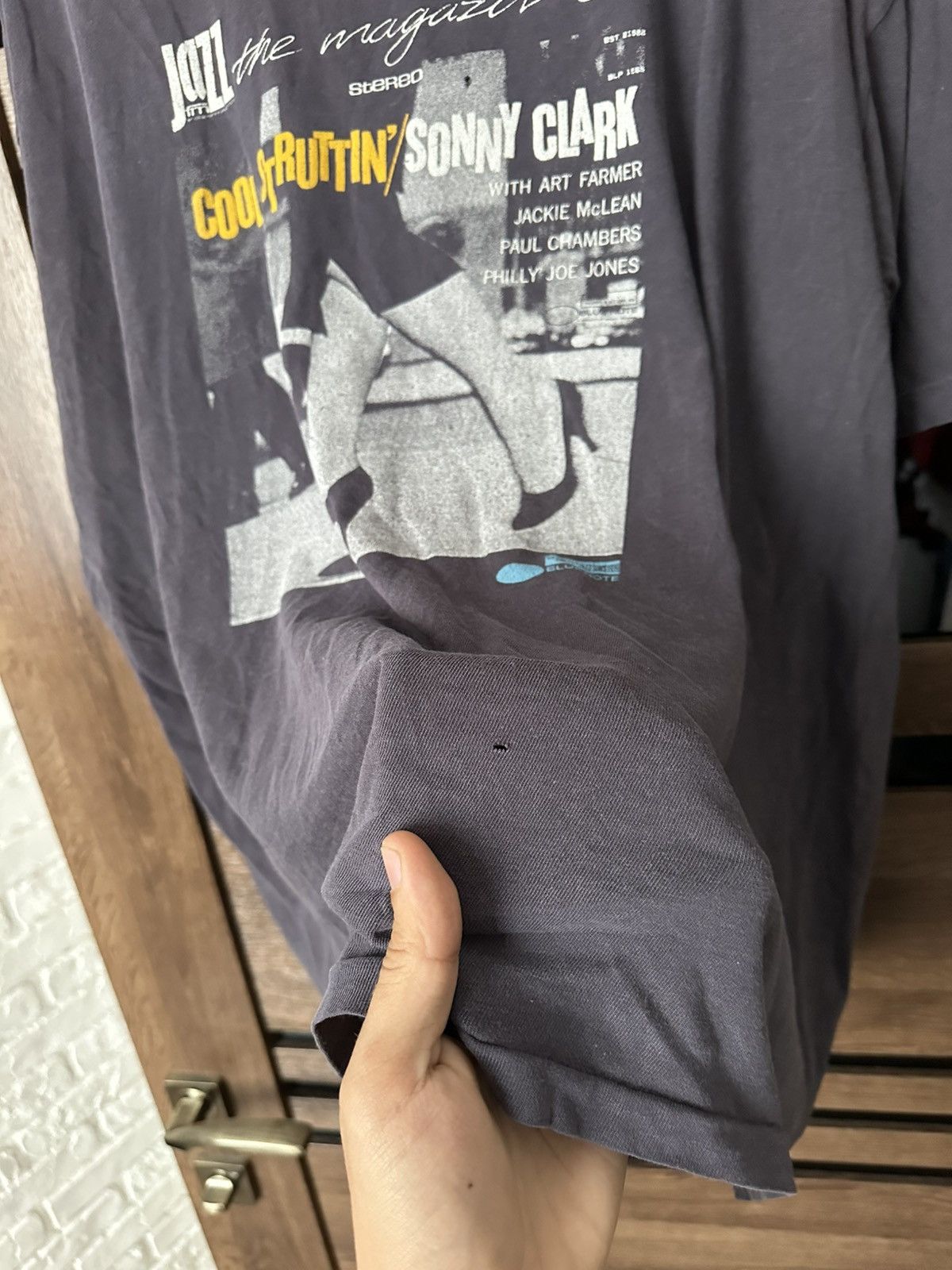 Band Tees Cool Struttin Sonny Clark Stereo Jazz Vintage T-Shirt 90s Size US XL / EU 56 / 4 - 13 Thumbnail