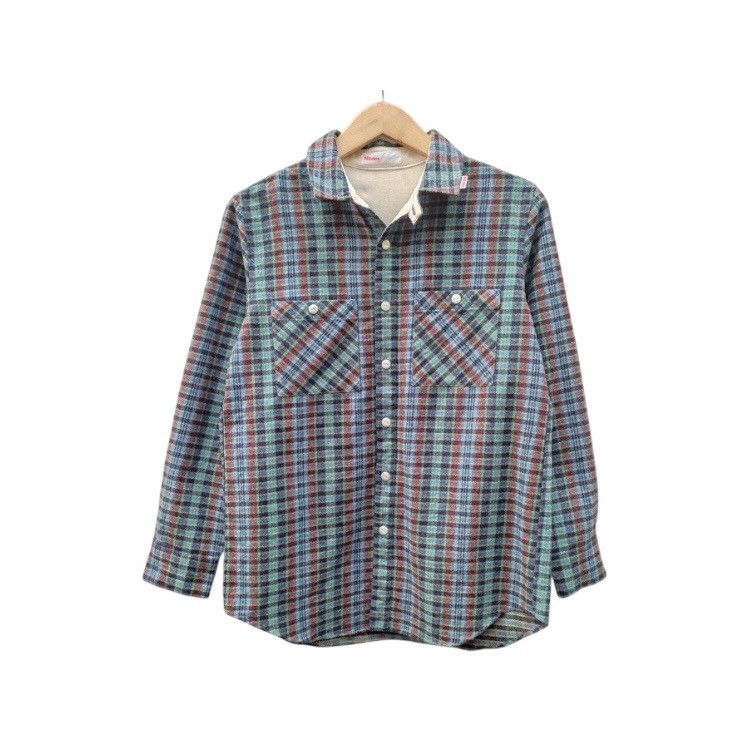 Issey Miyake × Japanese Brand × Ne-Net Issey Miyake Ne-Net Long Sleeve Flanel Shirt Size US M / EU 48-50 / 2 - 1 Thumbnail