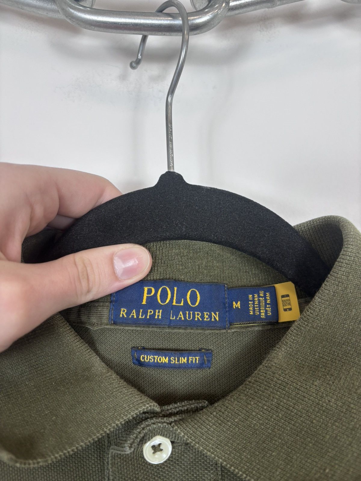 Polo Ralph Lauren Polo Ralph Lauren Men’s Olive Green Long Sleeve Polo Shirt Size US M / EU 48-50 / 2 - 12 Thumbnail