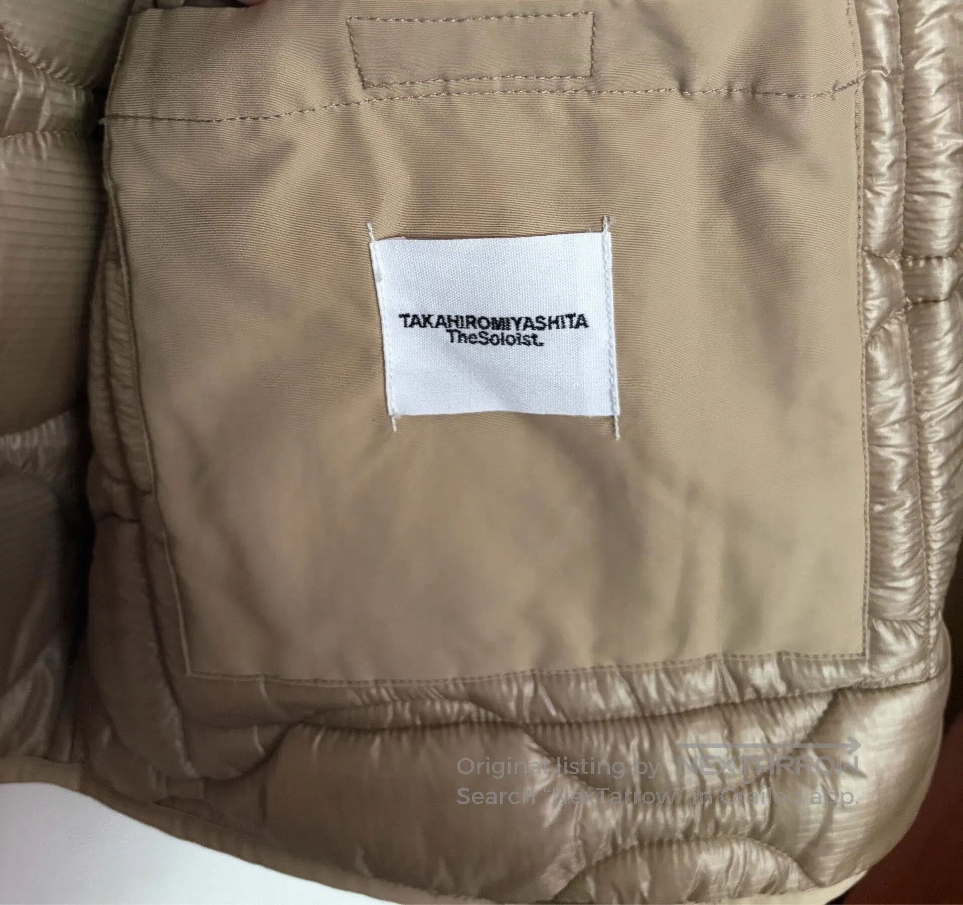 Takahiromiyashita The Soloist. Soloist Padded Vest with Double Zip Closure. Size US S / EU 44-46 / 1 - 6 Thumbnail