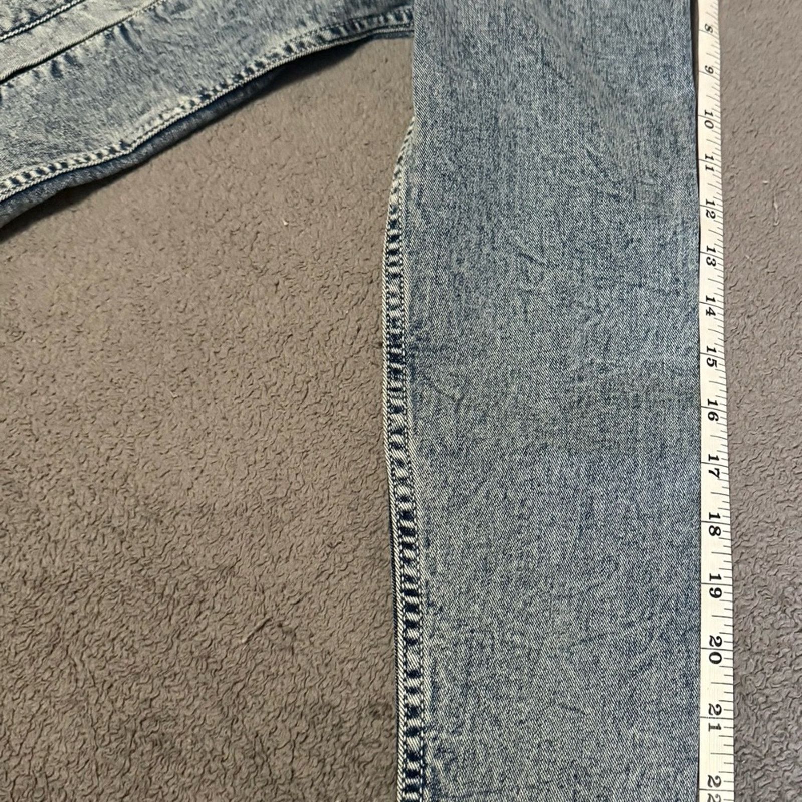 True Religion True Religion Light Blue Jean Jacket Size XL / US 12-14 / IT 48-50 - 12 Thumbnail