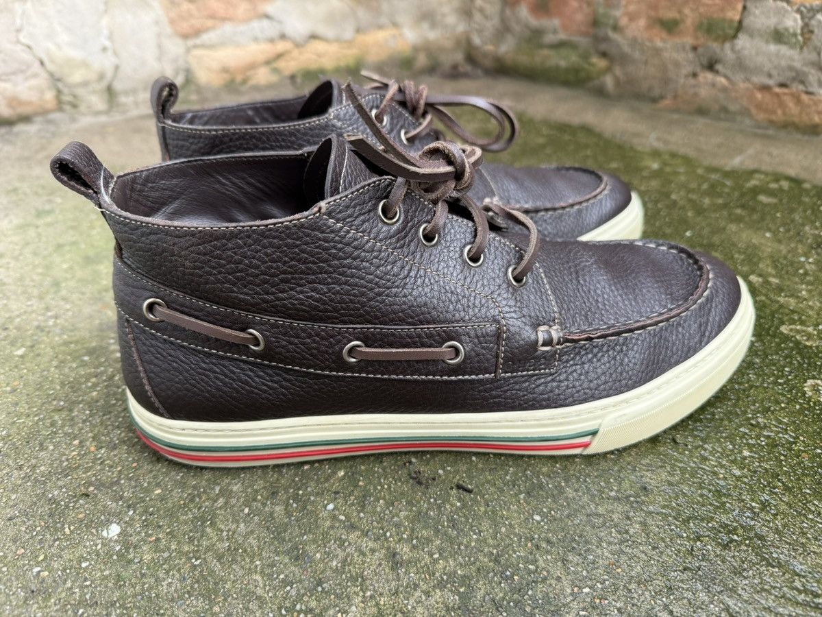Gucci ✨Gucci✨ (259191) Leather shoes W/ leather laces Size U.S 9.5 Size US 9.5 / EU 42-43 - 1 Thumbnail