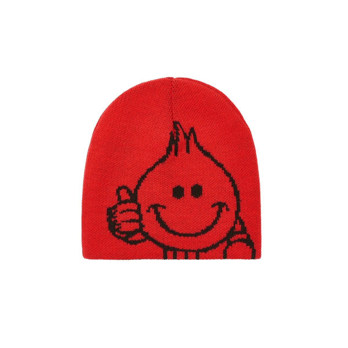 Palace Palace World Industries Reverso Beanie Red/Black Size ONE SIZE - 1 Thumbnail
