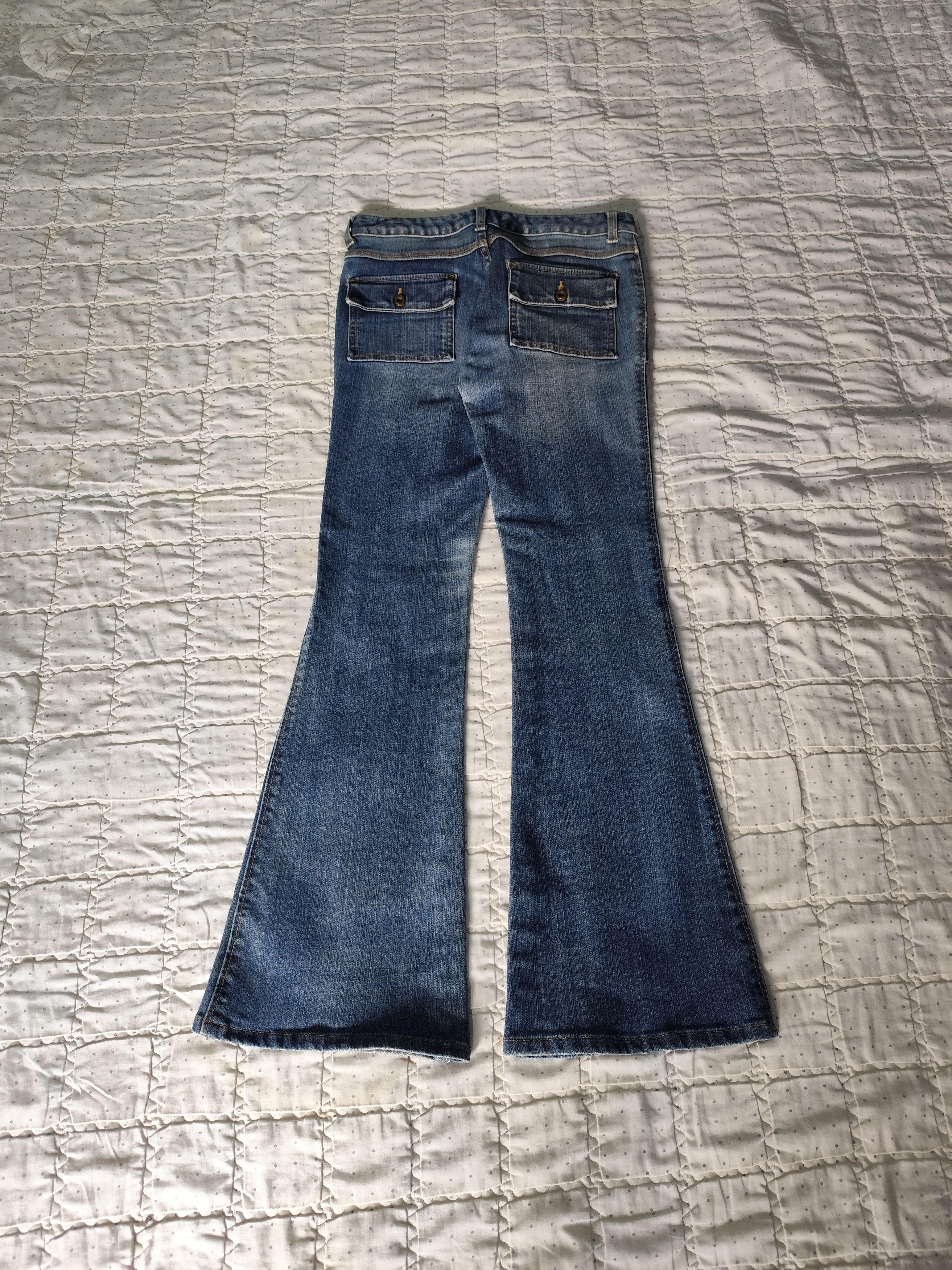 Japanese Brand Vintage Japanese Flare Denim J015 Size 29" - 8 Thumbnail