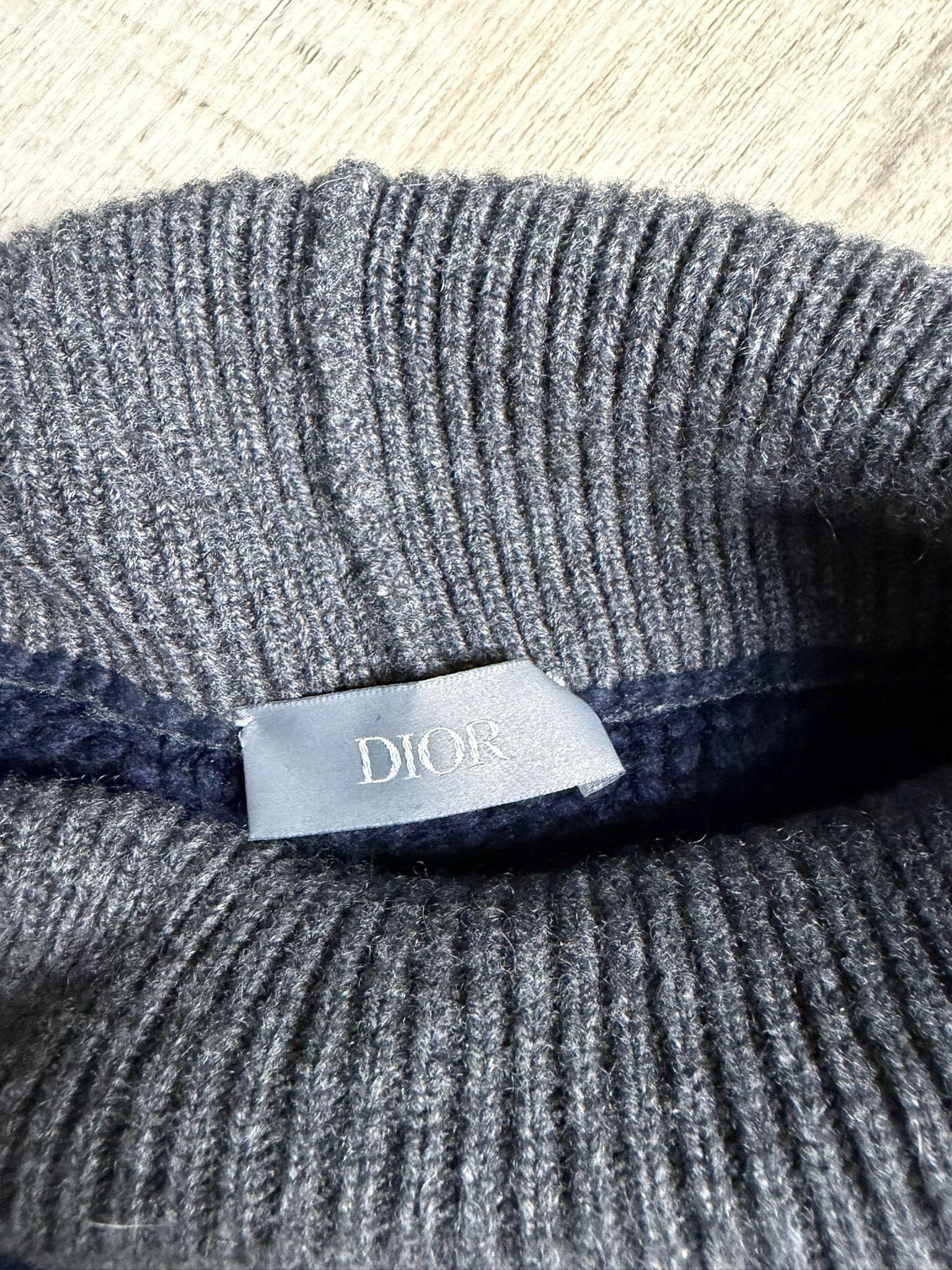 Dior SAMPLE kim jones dior turtleneck knit sweater double layer Size US L / EU 52-54 / 3 - 3 Thumbnail
