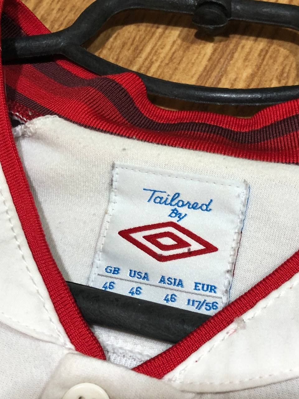Umbro × Vintage England National Team Umbro Away Kit Soccer Jersey Size US XXL / EU 58 / 5 - 2 Thumbnail