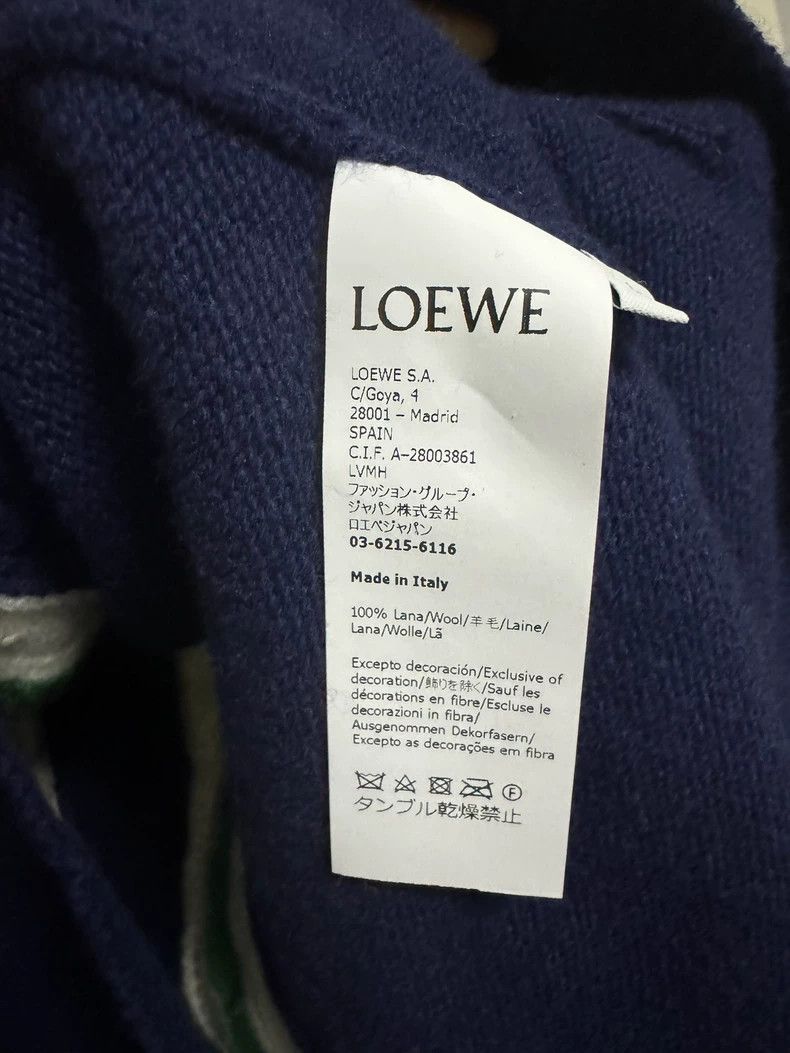 Loewe LOEWE Embroidered logo silk long sleeve shirt Size L / US 10 / IT 46 - 4 Thumbnail