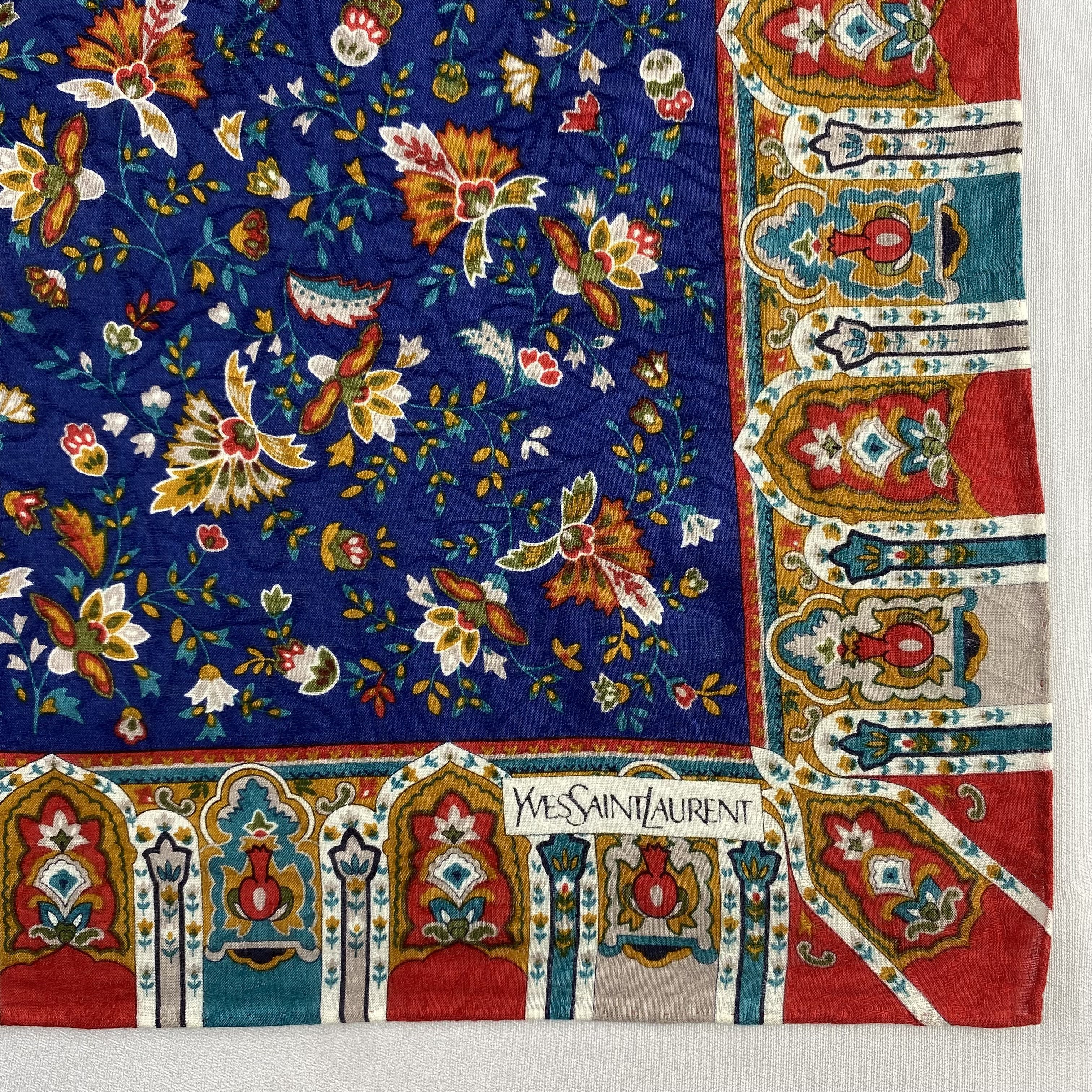 Vintage Yves Saint Laurent Handkerchief / Neckerchief / Bandana-972 Size ONE SIZE - 3 Thumbnail