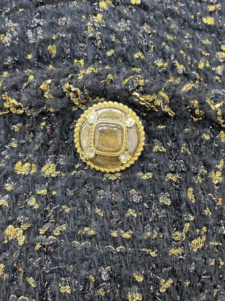 Chanel Chanel Egyptian Series Black Gold Jacket -2505 Size US L / EU 52-54 / 3 - 4 Thumbnail