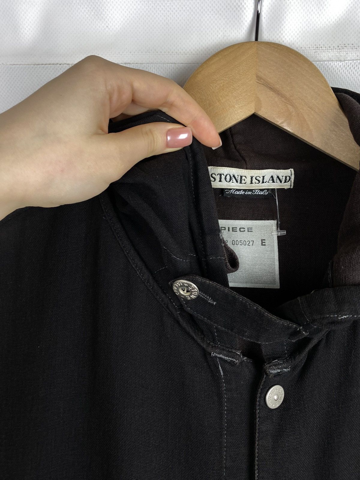 Stone Island Rare Stone Island Vintage Spalmatura hooded jacket size M Size US M / EU 48-50 / 2 - 15 Thumbnail