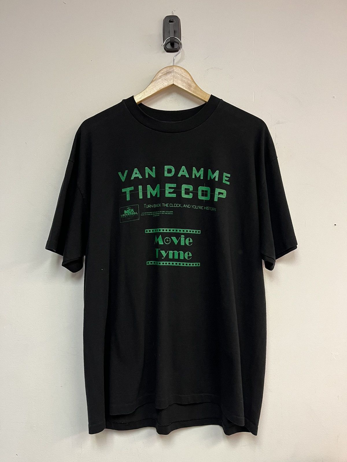 Vintage 1994 Time Cop Tee Size US XL / EU 56 / 4 - 1 Thumbnail