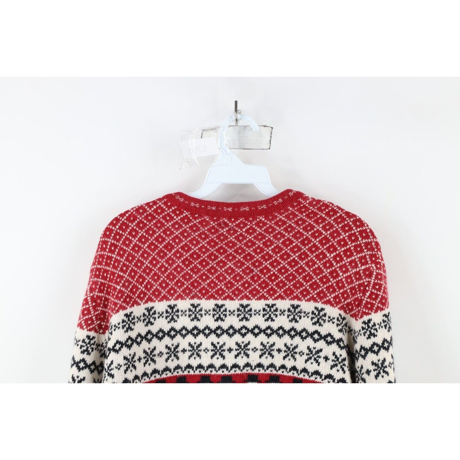 Vintage Vintage 90s Streetwear Fair Isle Christmas Snowman Sweater Size XL / US 12-14 / IT 48-50 - 11 Thumbnail