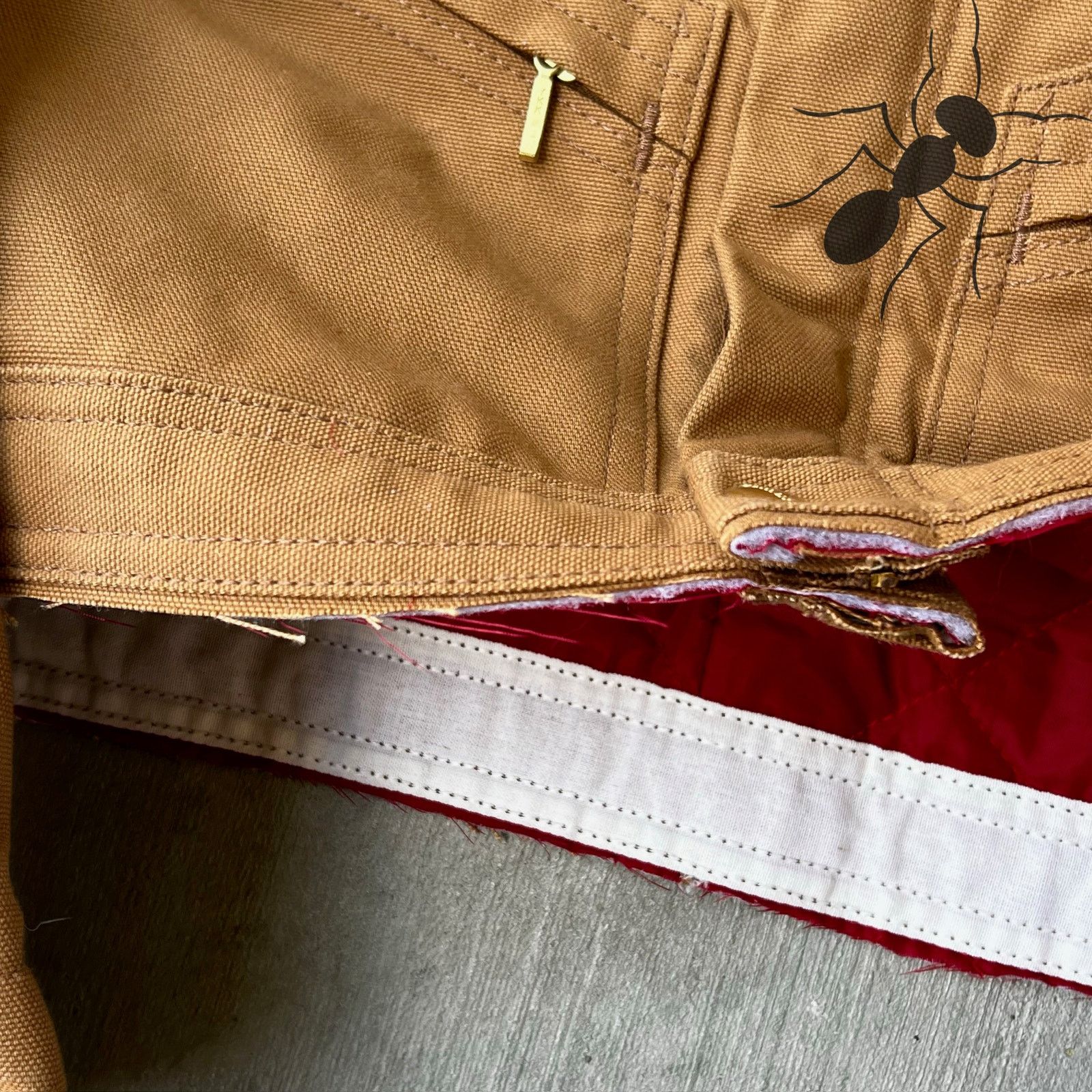 Carhartt × Vintage Carhartt brown cropped Detroit style work wear jacket Size US XXL / EU 58 / 5 - 7 Thumbnail