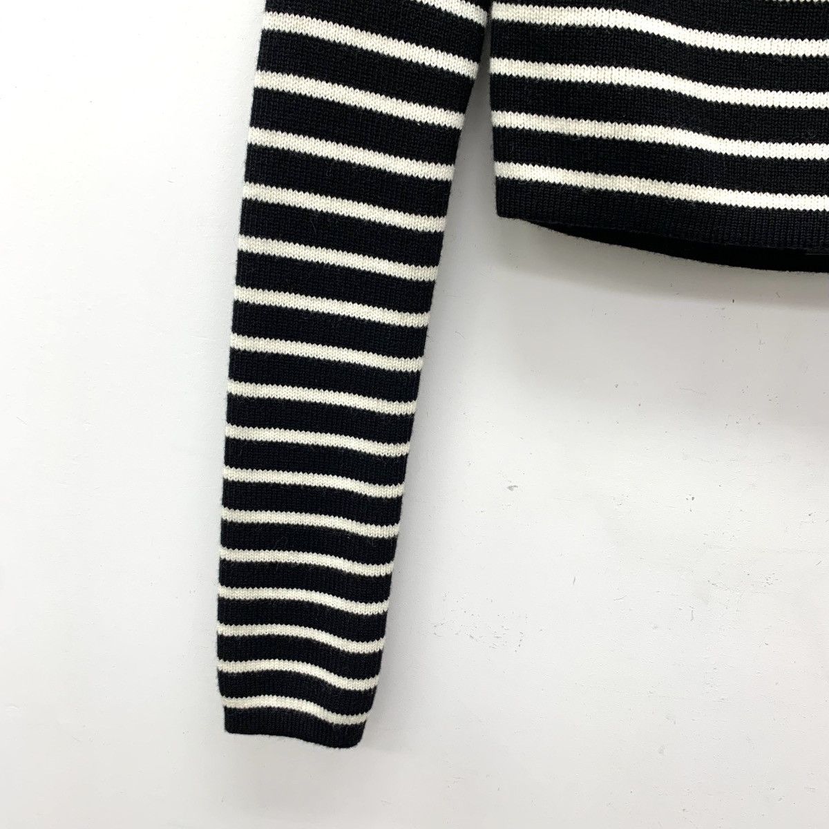Yves Saint Laurent Yves Saint Laurent Striped Long Sleeve Knit Sweater K26WX Size S / US 4 / IT 40 - 4 Thumbnail