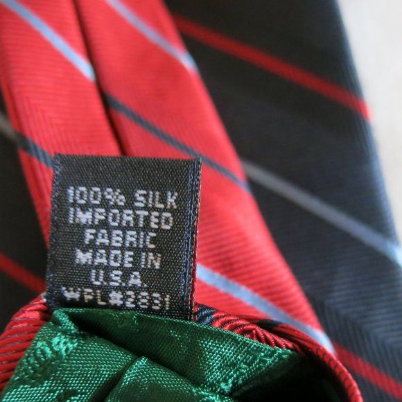 Tommy Hilfiger Tommy Hilfiger Multicolor Stripe Silk Neck Tie Size ONE SIZE - 6 Thumbnail