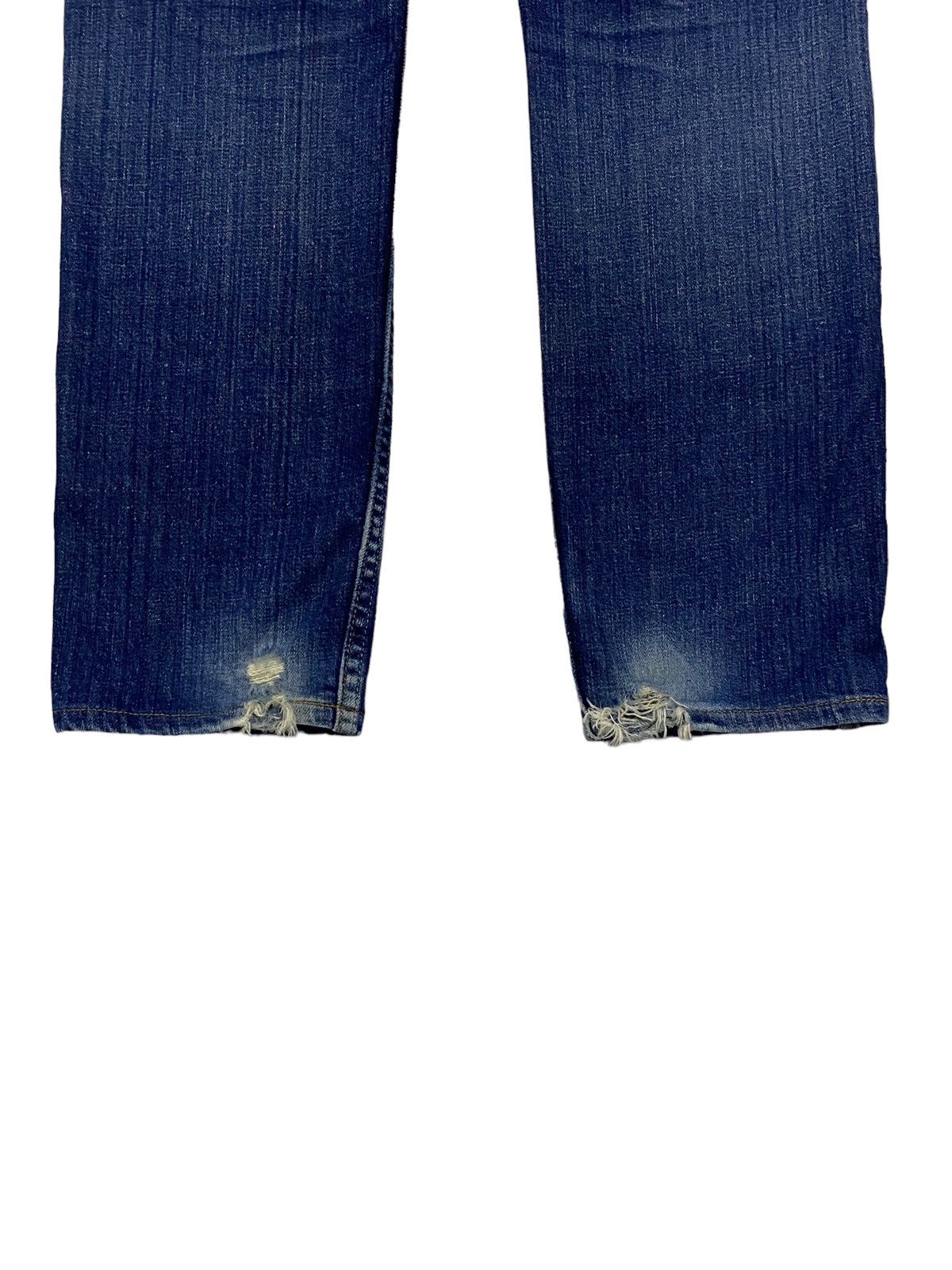 Levi's Levis Big E 605 Orange Tag Distressed Straight Cut Size US 29 - 5 Thumbnail