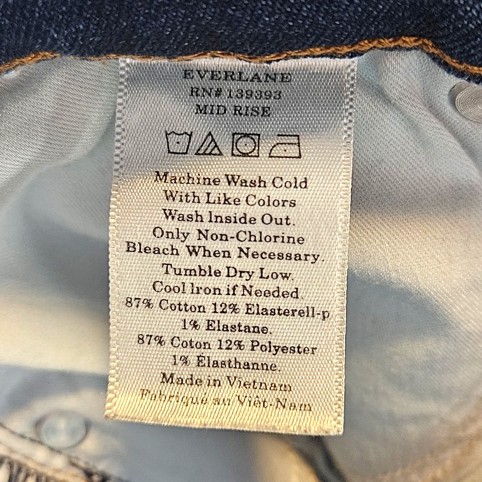 Everlane EUC Everlane Authentic Stretch Skinny Jeans Sz. 27x28.50 Size 27" / US 4 / IT 40 - 6 Thumbnail