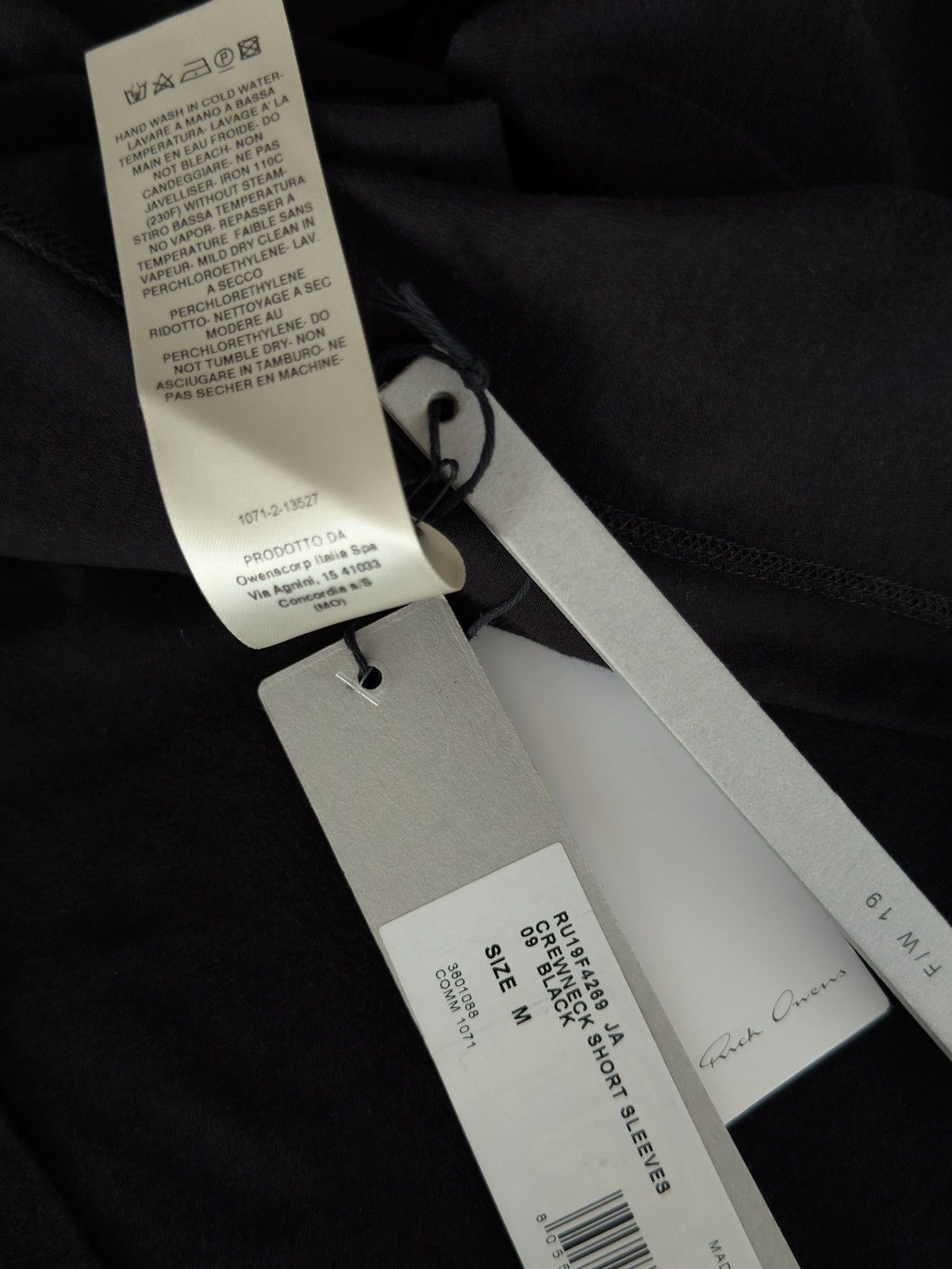 Rick Owens RICK OWENS OVERSIZED TEE Size US M / EU 48-50 / 2 - 4 Thumbnail