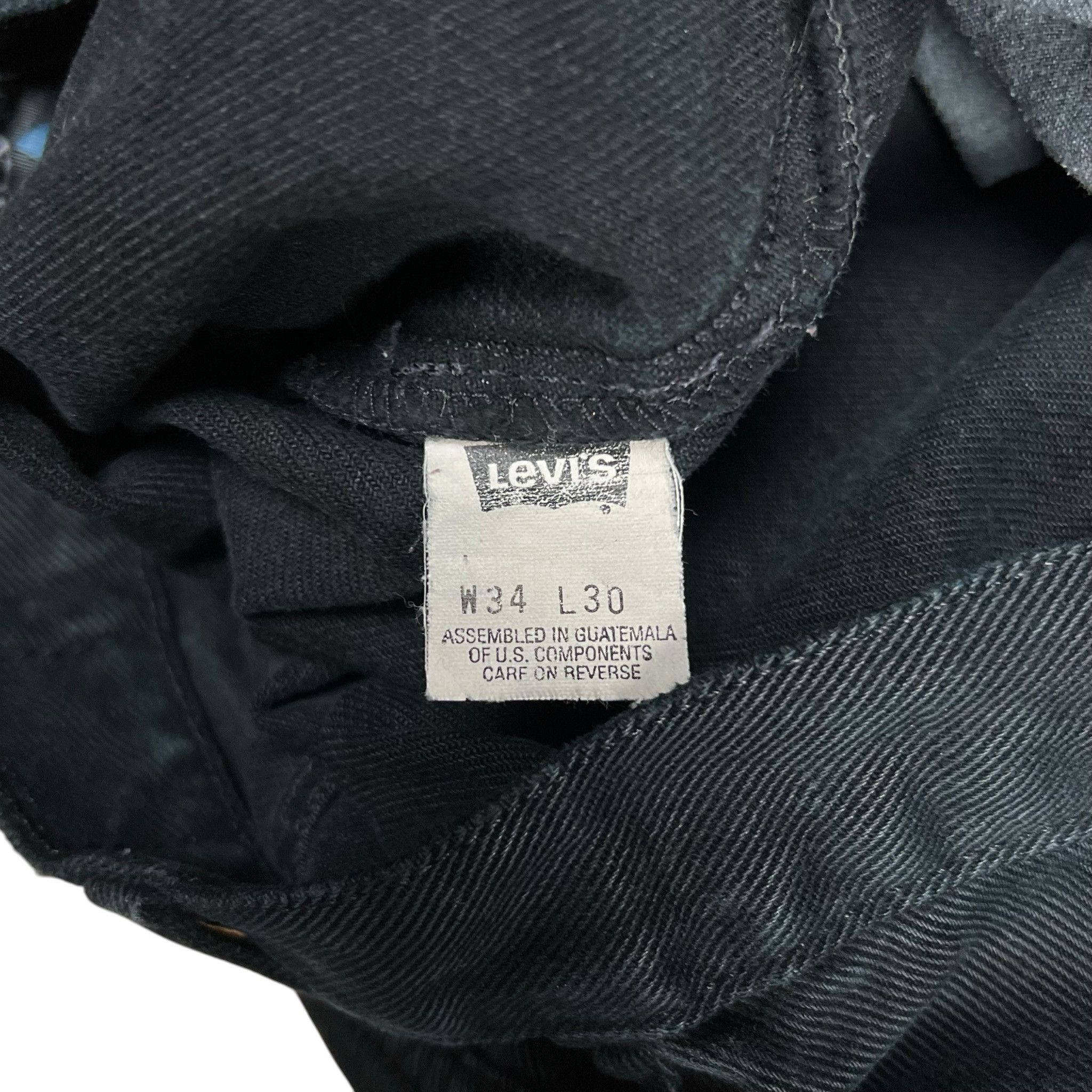 Levi's Vintage Levi’s SilverTab Black Paint Splattered Jeans - 34” Size US 34 / EU 50 - 8 Thumbnail