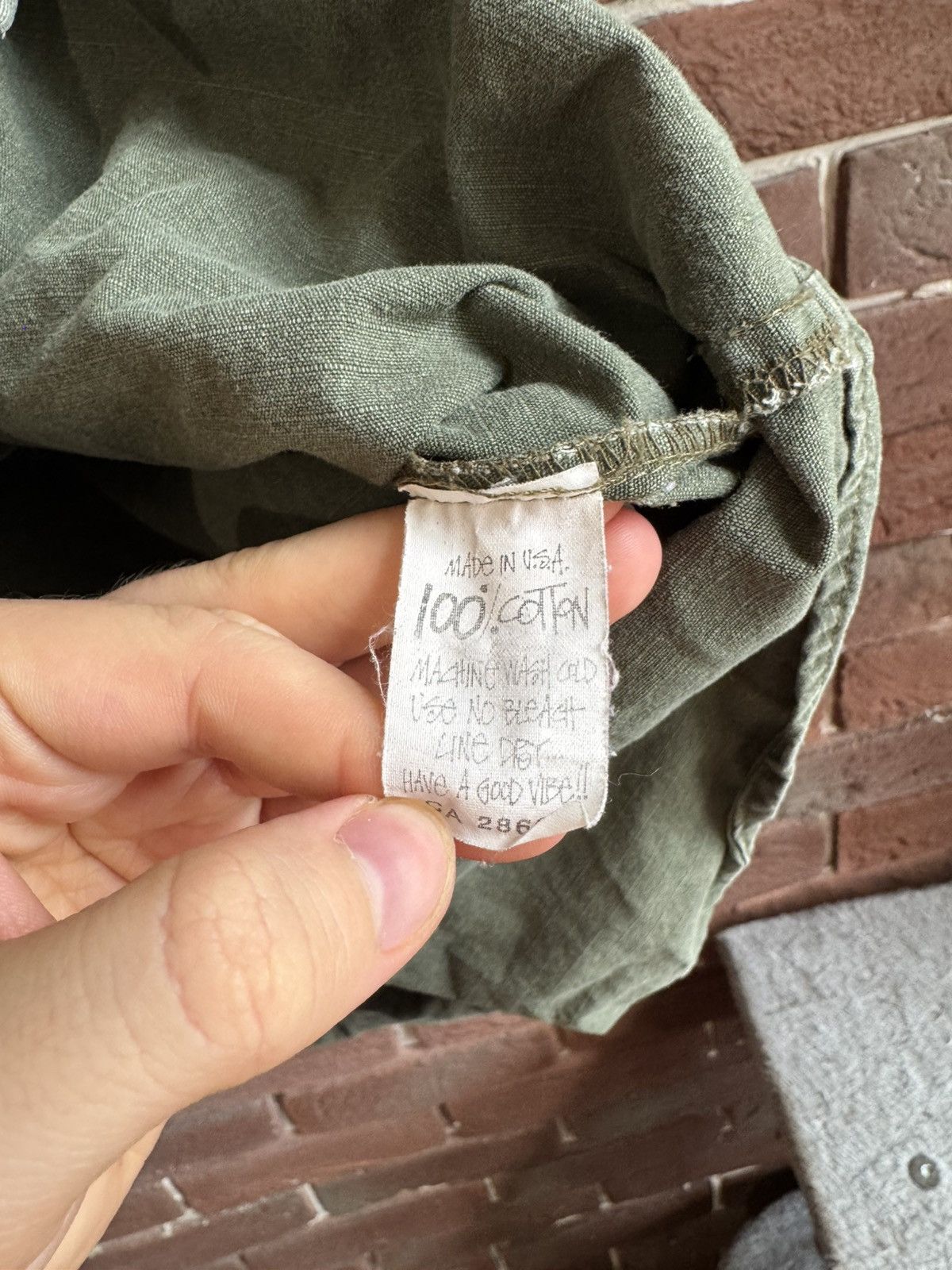 Stussy Vintage 90s Rare Stussy Olive Cargo Button Up Shirt Made USA Size US XL / EU 56 / 4 - 10 Thumbnail