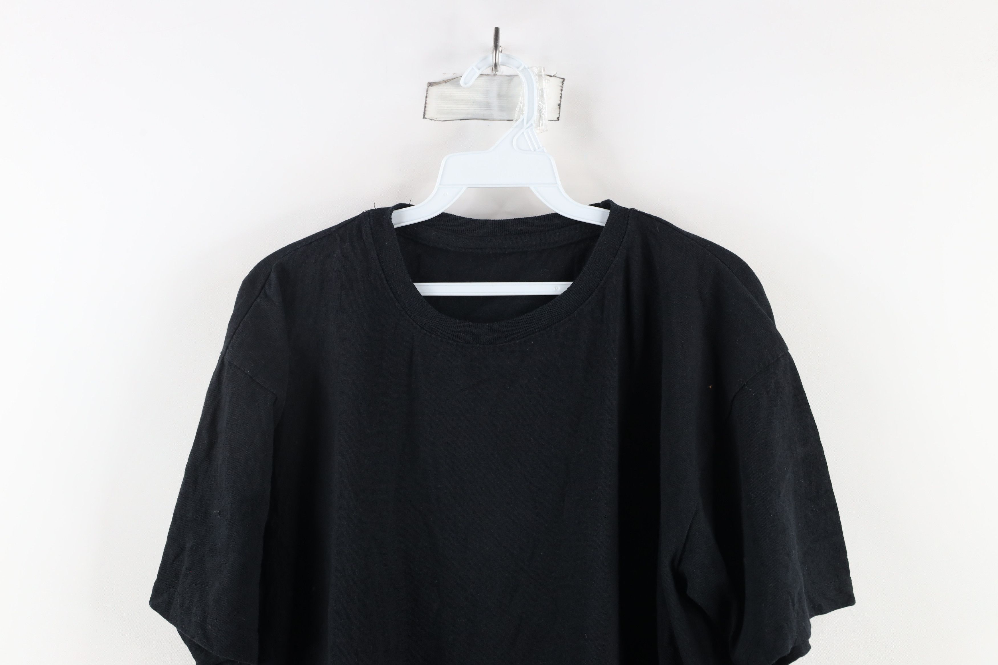 Vintage Vintage 90s Streetwear Short Sleeve T-Shirt Black Cotton Size US XL / EU 56 / 4 - 2 Thumbnail