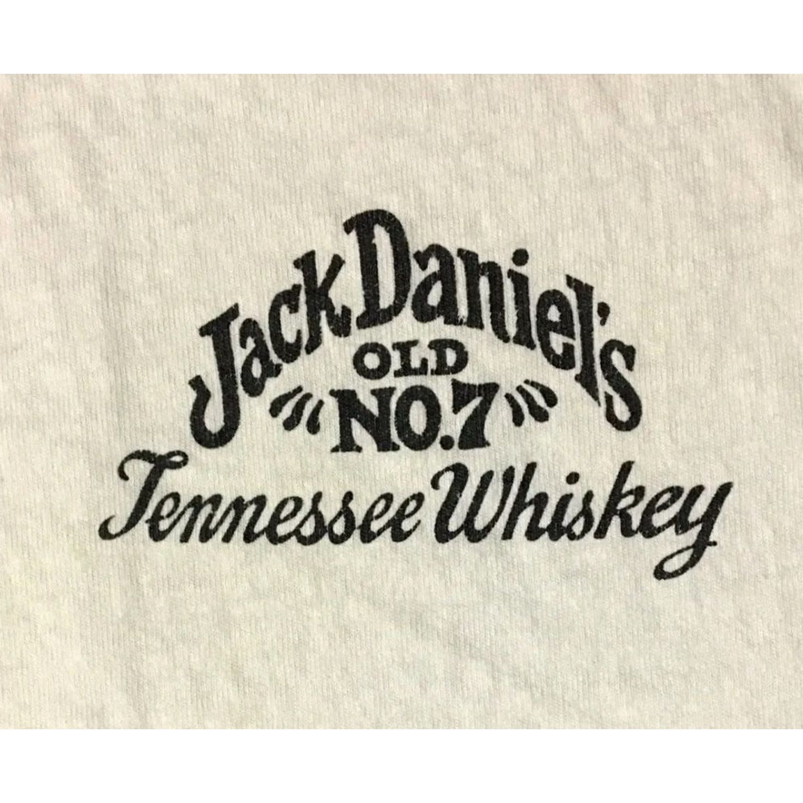 Vintage VINTAGE Jack Daniels Shirt Main Selling Point White Short Sleeve L Distressed Grunge Biker Punk 90s Beer Bar USA Men T-Shirt Size US L / EU 52-54 / 3 - 2 Thumbnail