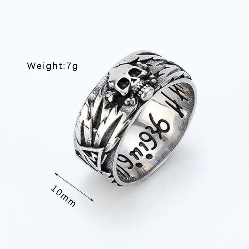 Jewelry × Vintage Titanium Steel Vintage Punk Style Size ONE SIZE - 1 Thumbnail