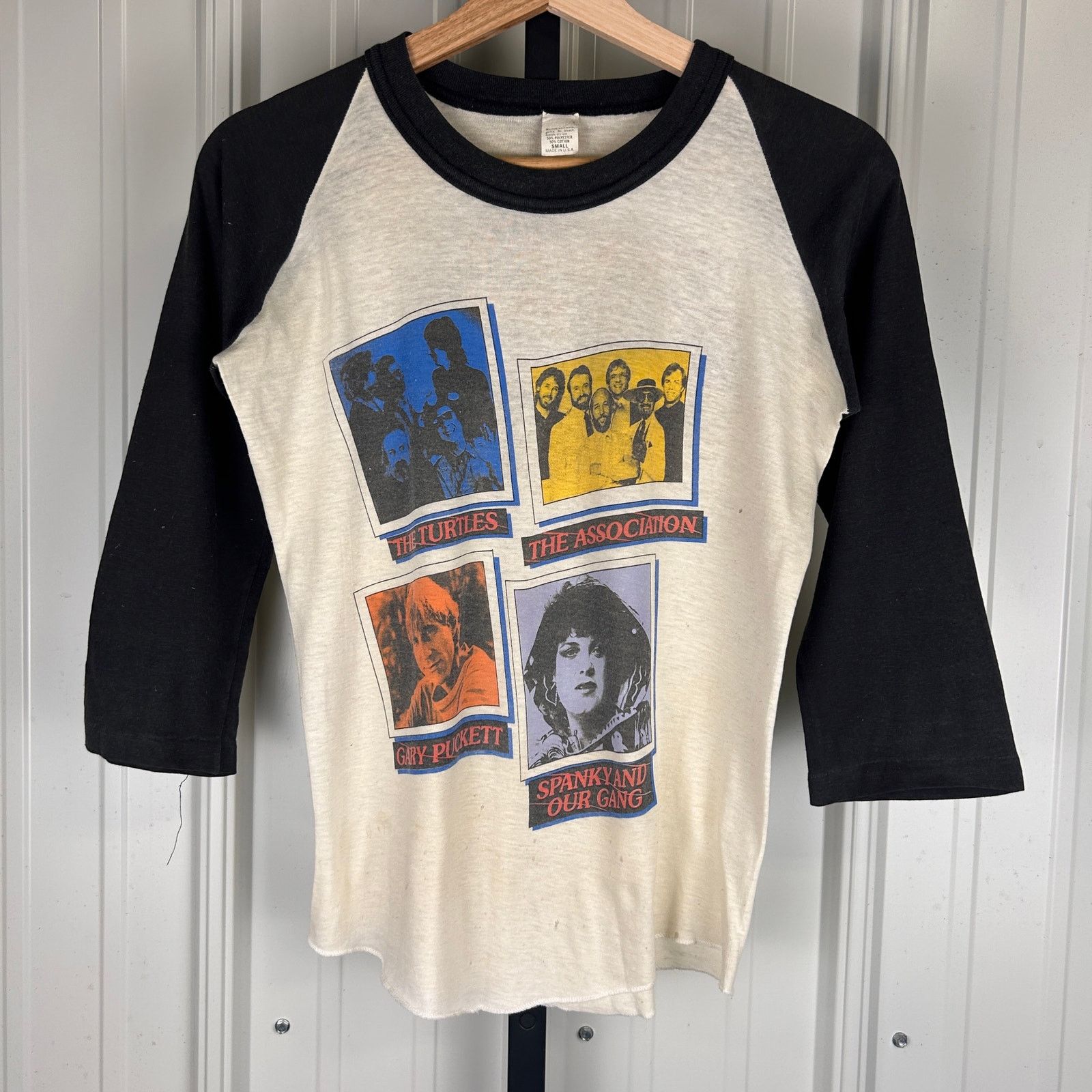 Hanes The Turtles 1984 Happy Together Tour Small Raglan Shirt Size US S / EU 44-46 / 1 - 2 Thumbnail