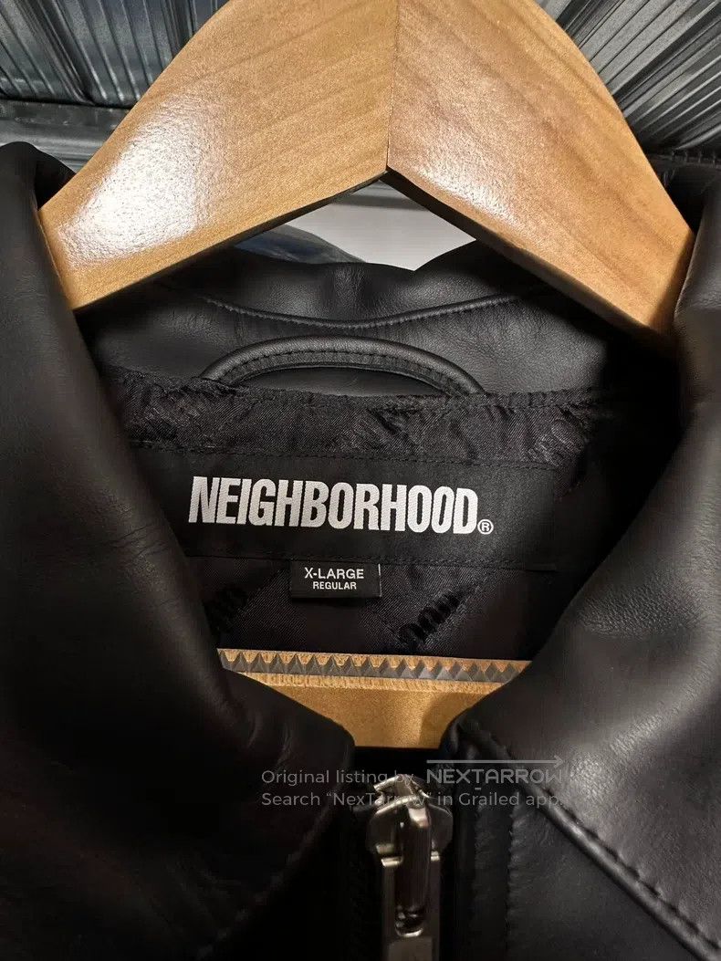 Neighborhood Neighborhood Horsehide Leather Biker Jacket Short Size US XL / EU 56 / 4 - 3 Thumbnail