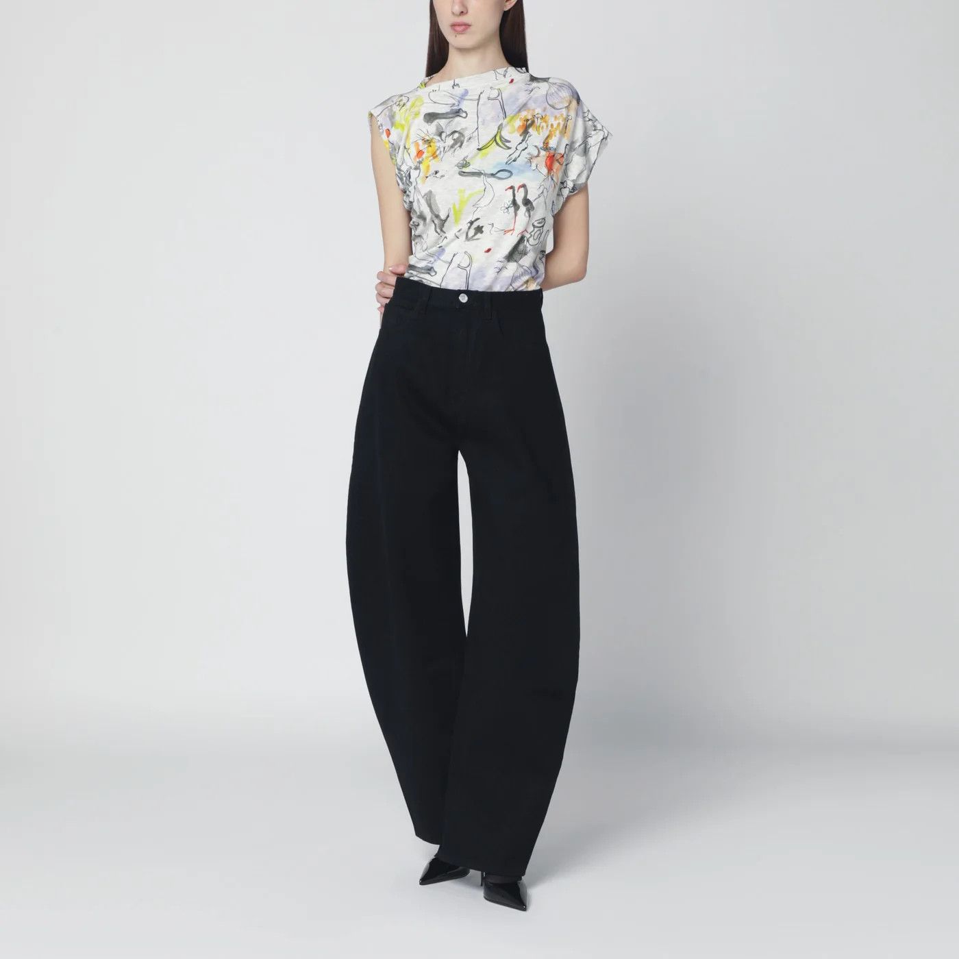 Vivienne Westwood o1d2blof0526 Short Sleeve T-Shirt in Multicolor Size L / US 10 / IT 46 - 2 Thumbnail