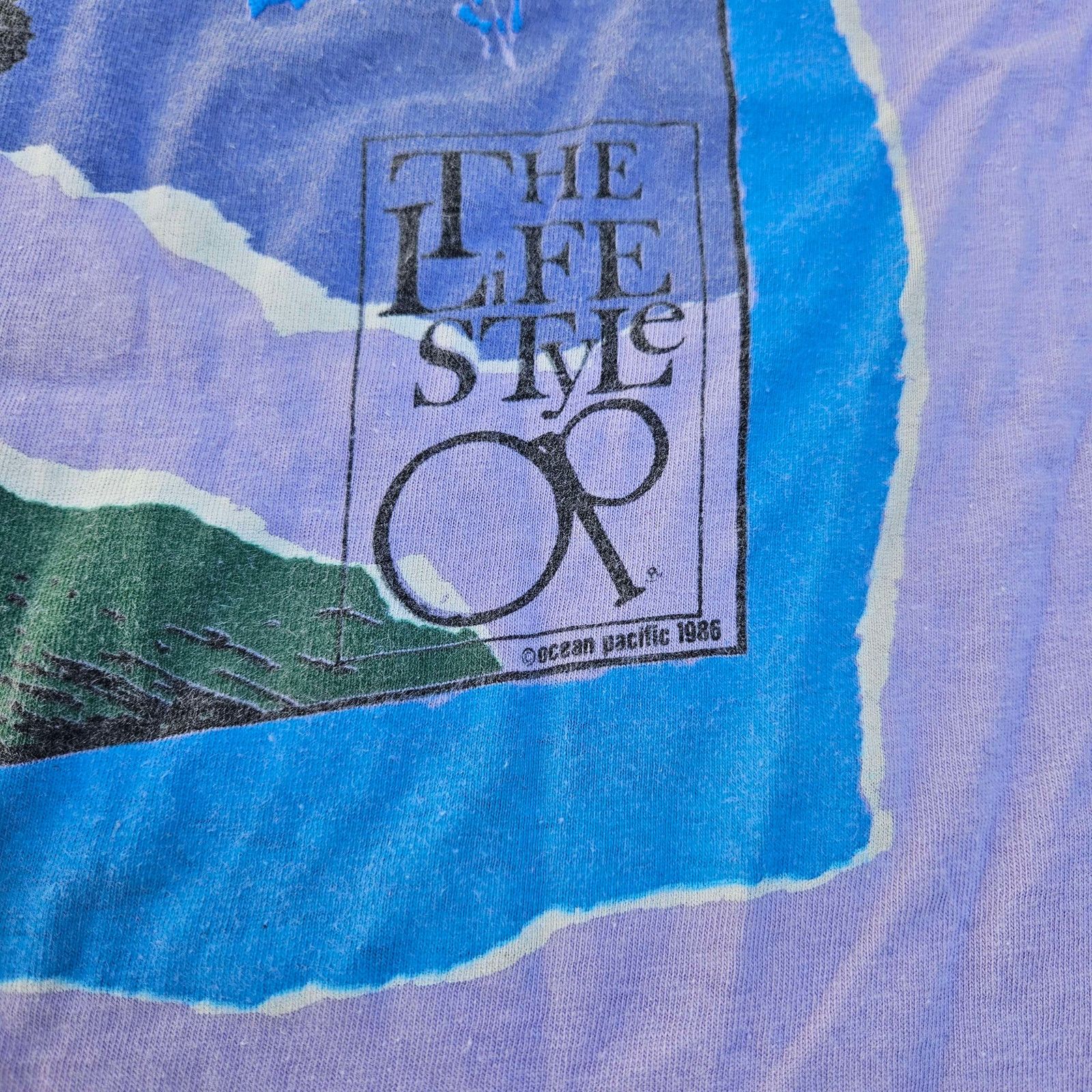 Ocean Pacific Vintage Ocean Pacific Shirt 1986 Single Stitch Size Large Size US L / EU 52-54 / 3 - 5 Thumbnail