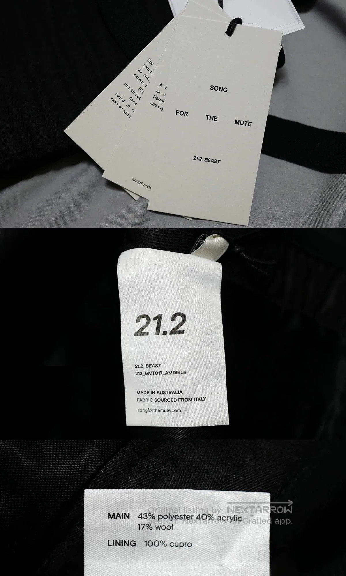 Song For The Mute song for the mute apron vest. Size US L / EU 52-54 / 3 - 5 Thumbnail
