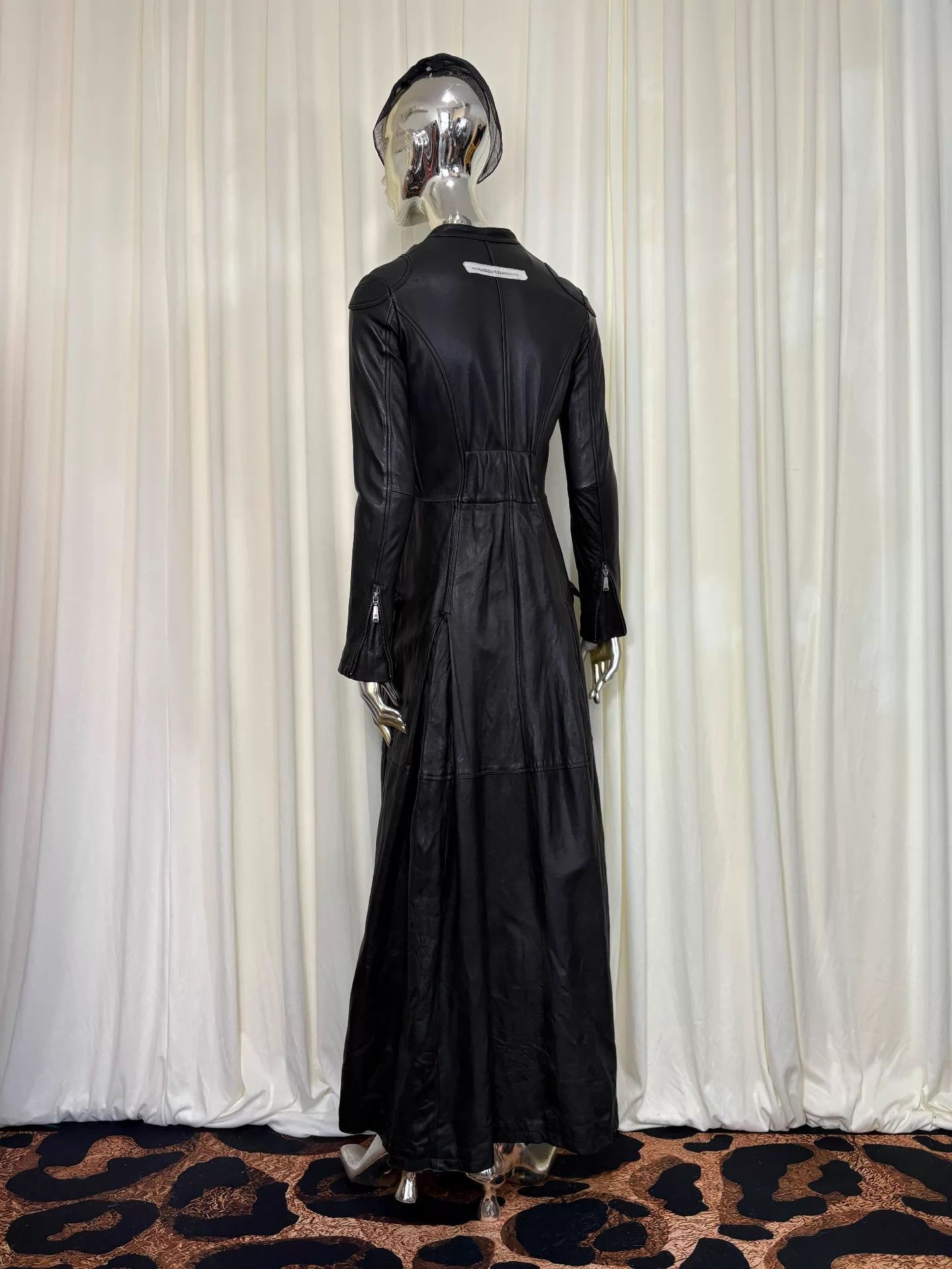 Other Alice Auaa 14AW Vintage Black Leather Bondage 2Zip Long 4 Size S / US 4 / IT 40 - 4 Thumbnail