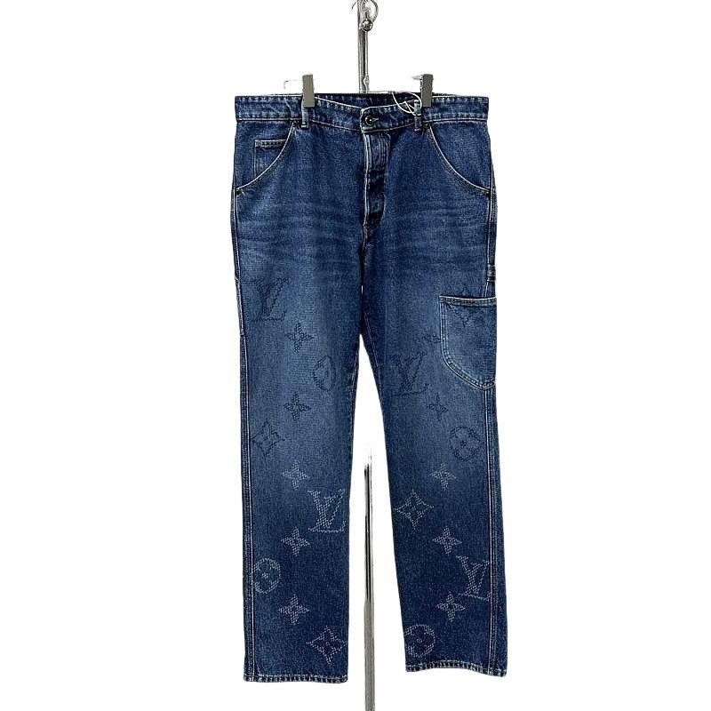 Louis Vuitton Louis Vuitton Destroyed Carpenter Bell Bottom Denim