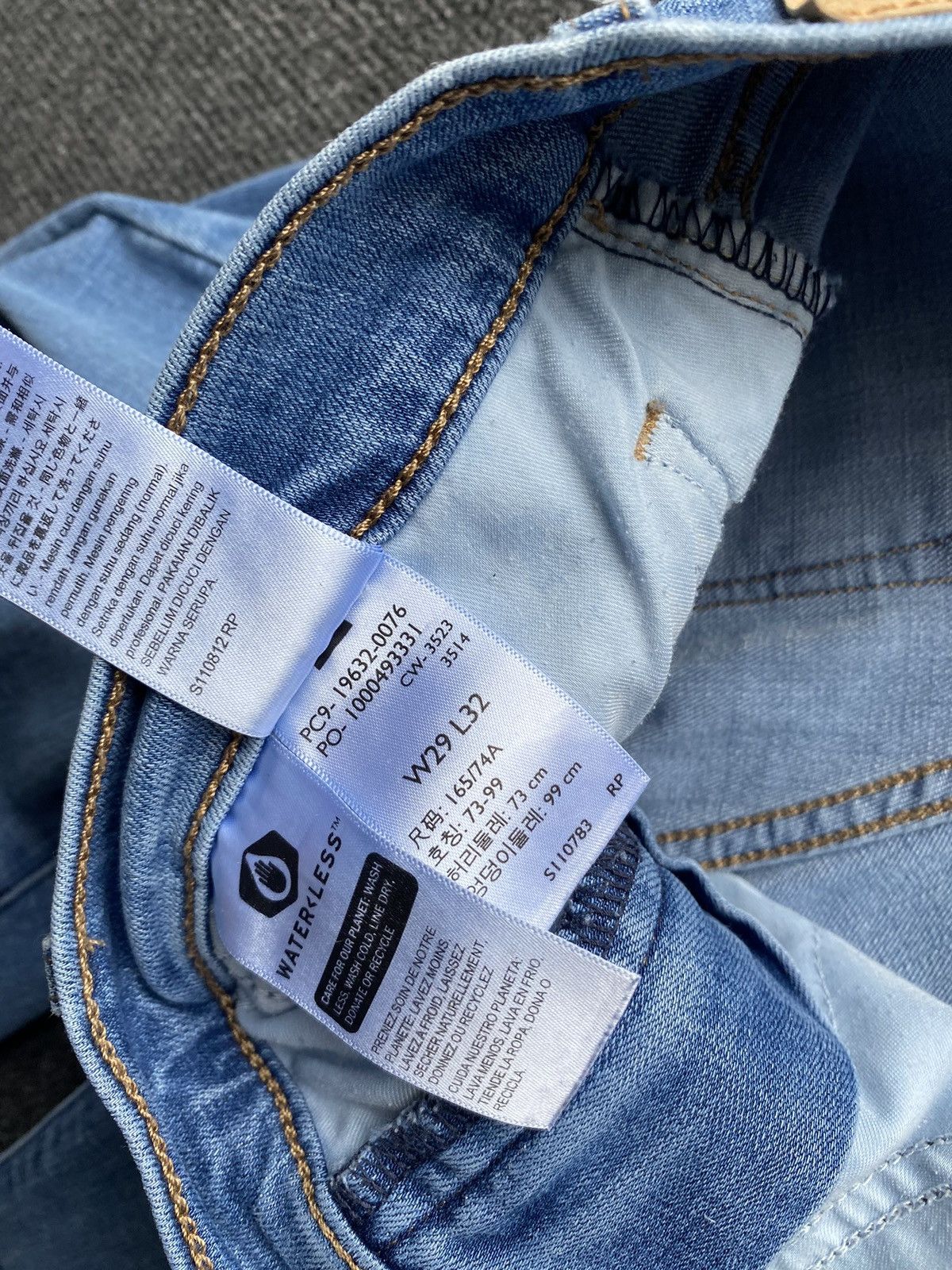 Levi's 🔥Levis 315 Shaping Bootcut 29 Jeans women sexy alt goth Size 29" - 4 Thumbnail