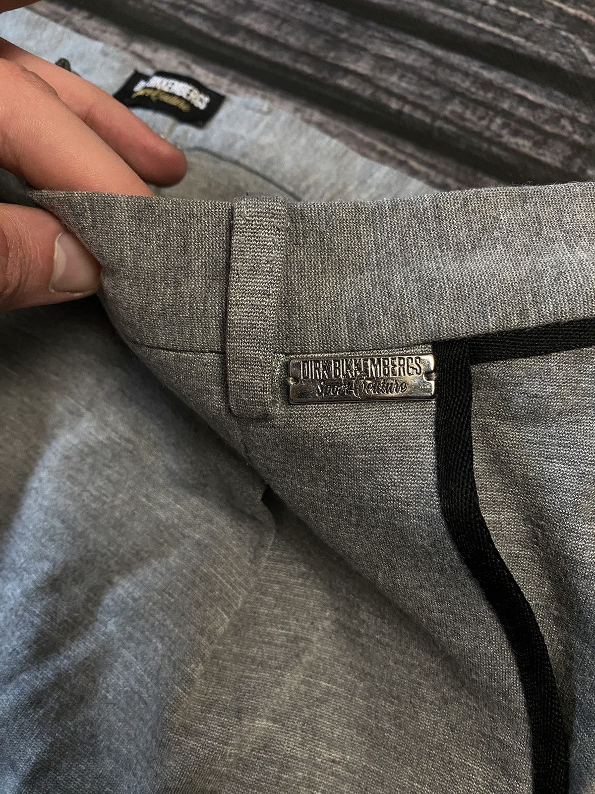 Dirk Bikkembergs 🔥DIRK BIKKEMBERGS sweatpants metallic logo Size 30" / US 8 / IT 44 - 3 Thumbnail