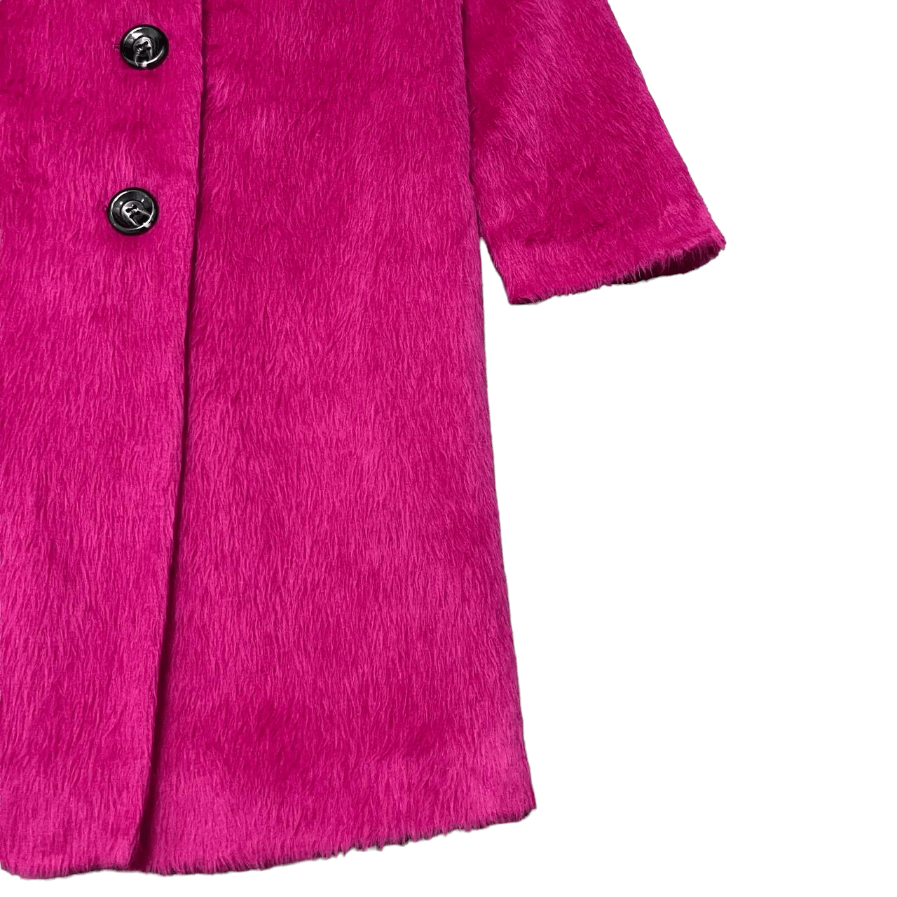 Yohji Yamamoto Ined Yohji Yamamoto Faux Fur Coat Pink Size M / US 6-8 / IT 42-44 - 4 Thumbnail