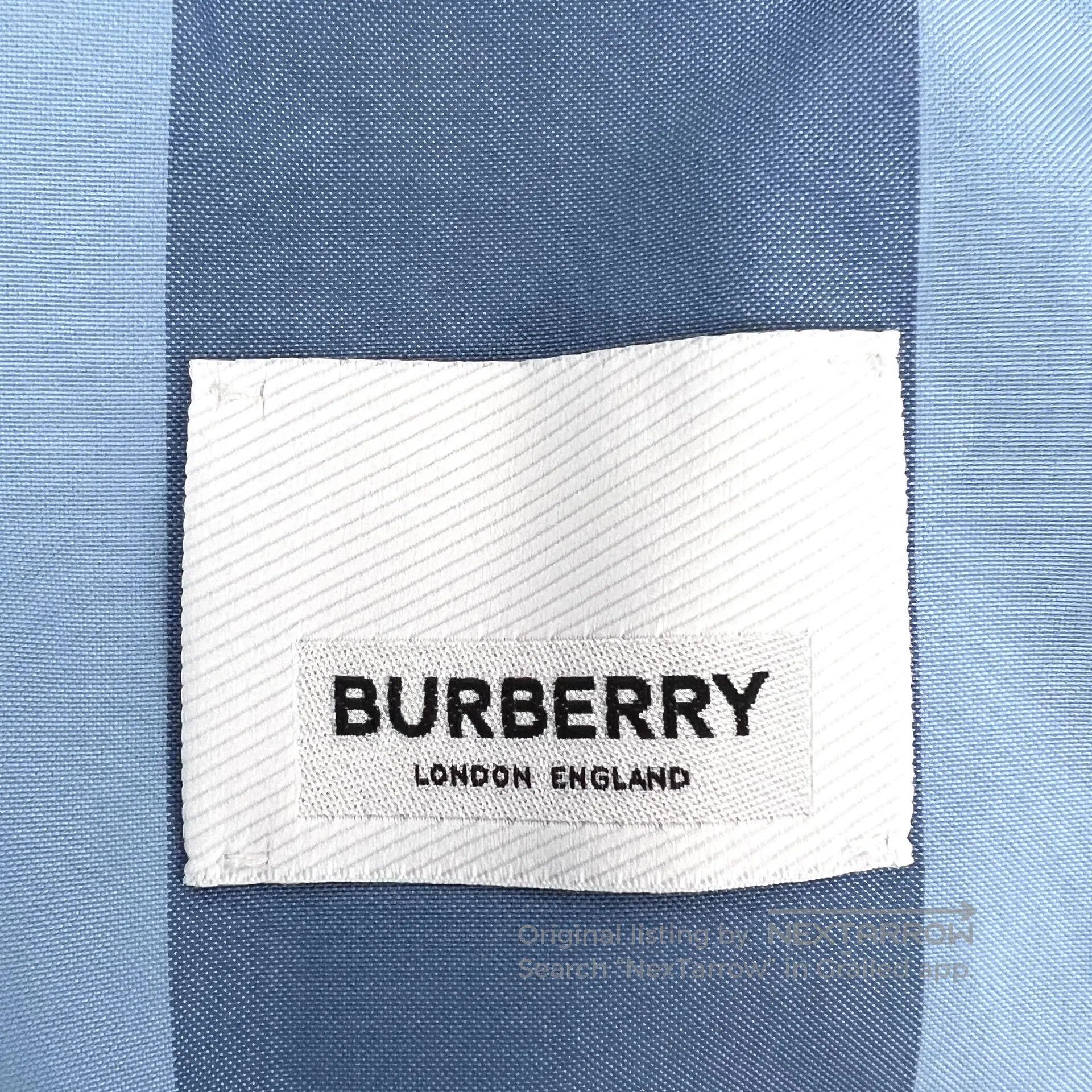 Burberry Burberry Blue classic plaid design hooded half-zip long sl Size US XXL / EU 58 / 5 - 5 Thumbnail