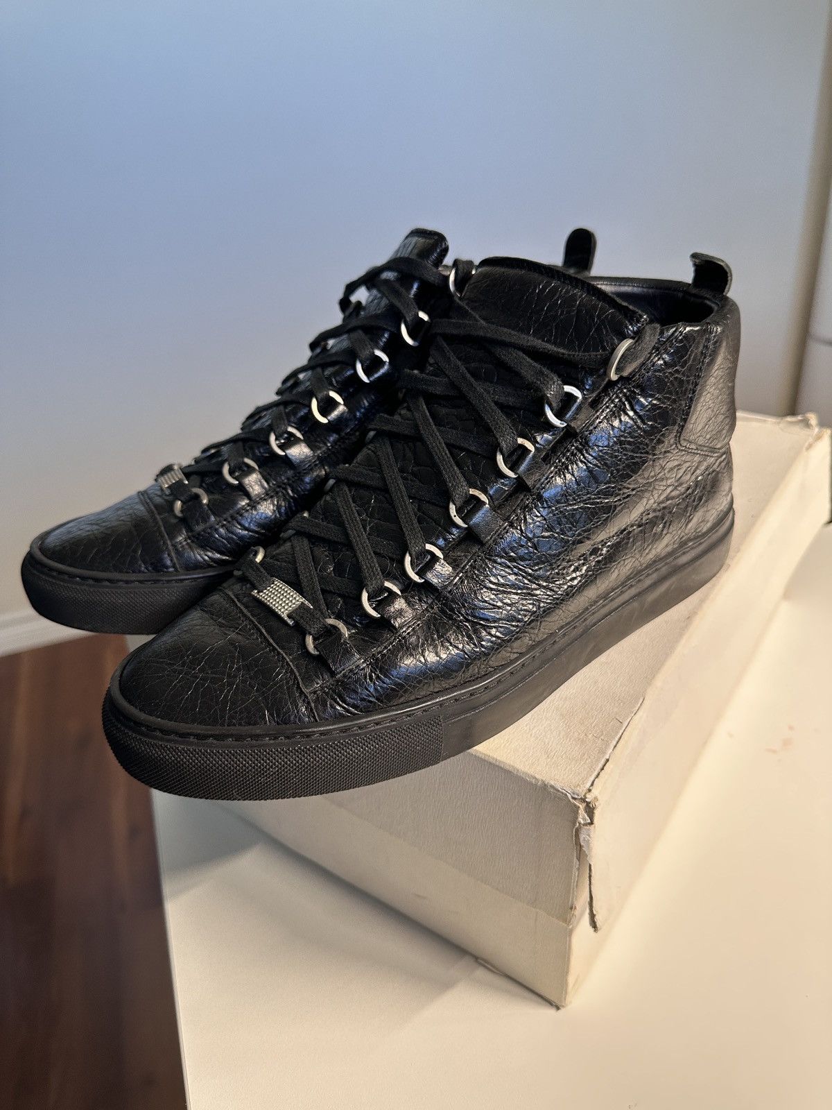 Balenciaga Balenciaga Arena High Black 42 | Grailed