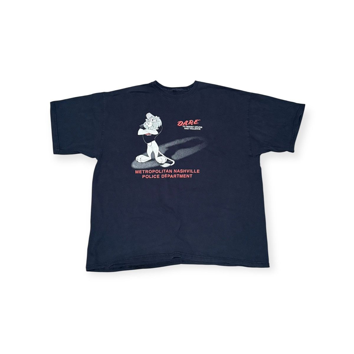 D.A.R.E Y2K Vintage D.A.R.E Lion Mascot Tee Size US XL / EU 56 / 4 - 1 Thumbnail