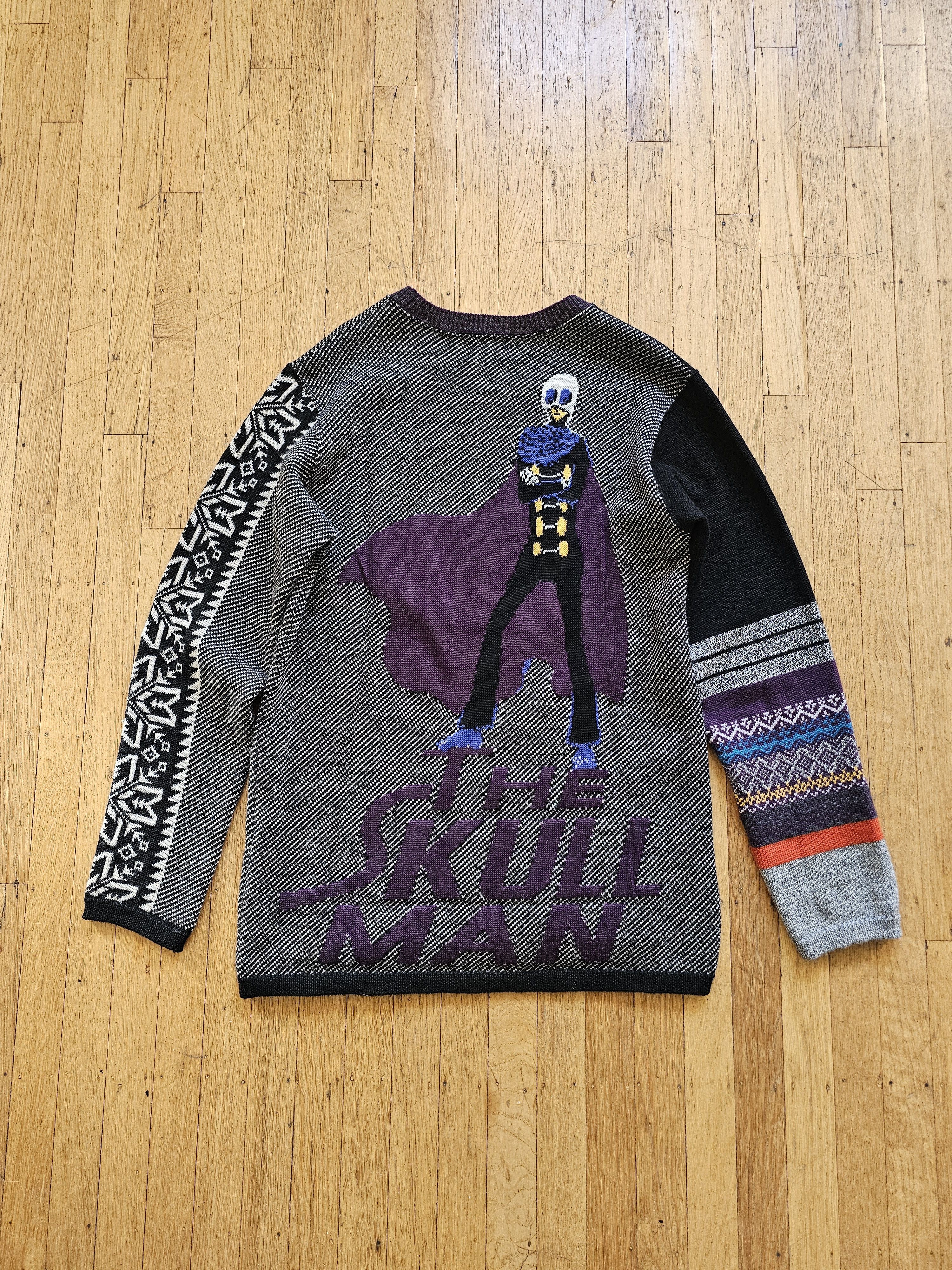 Yohji Yamamoto Shotaro Ishinomori "The Skull Man" Anime Knit Size US L / EU 52-54 / 3 - 1 Thumbnail