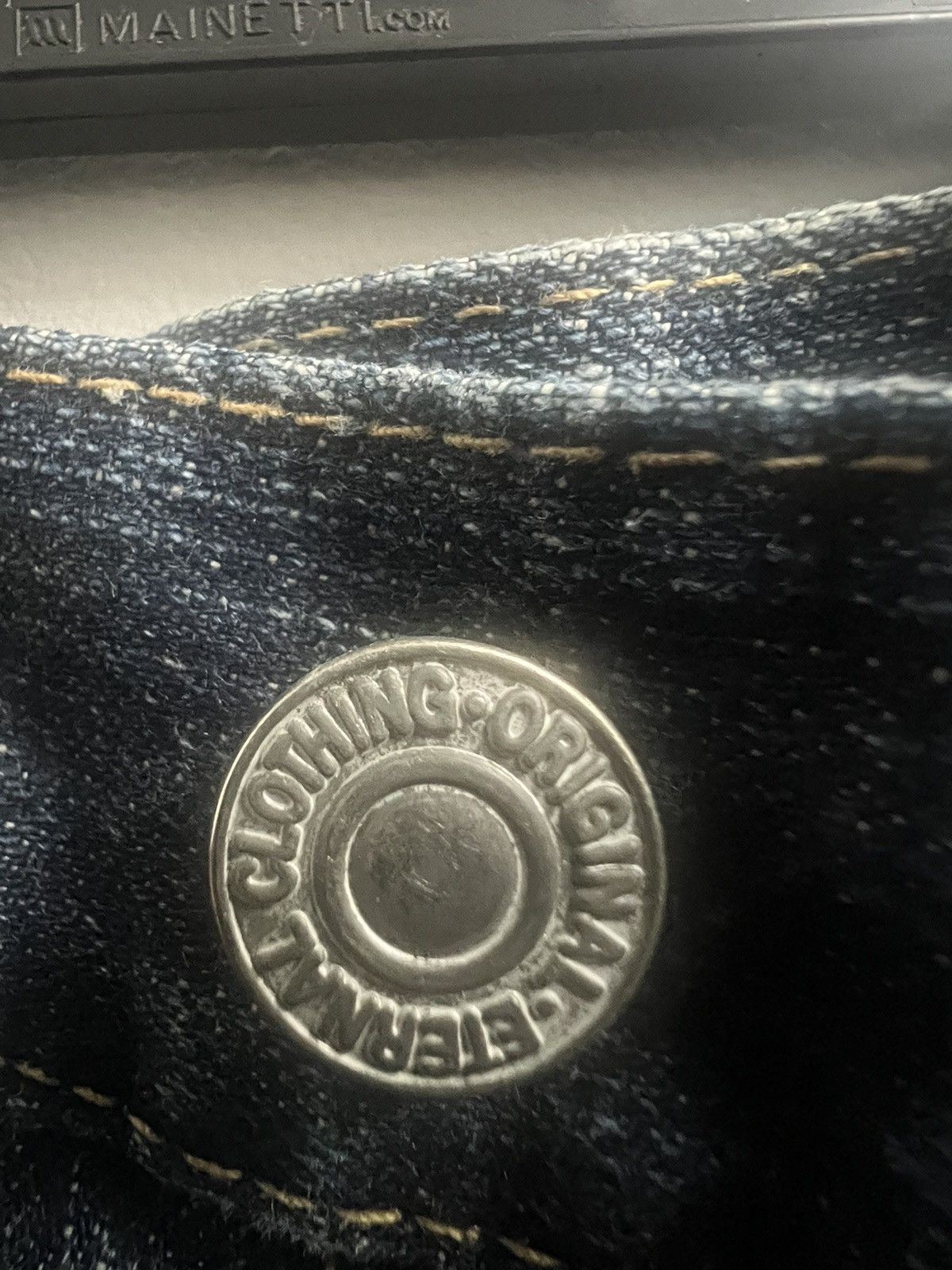 Eternal × Vintage ETERNAL JAPAN DENIM BUTTON FLY JEANS DISTRESSED Size US 32 / EU 48 - 10 Thumbnail