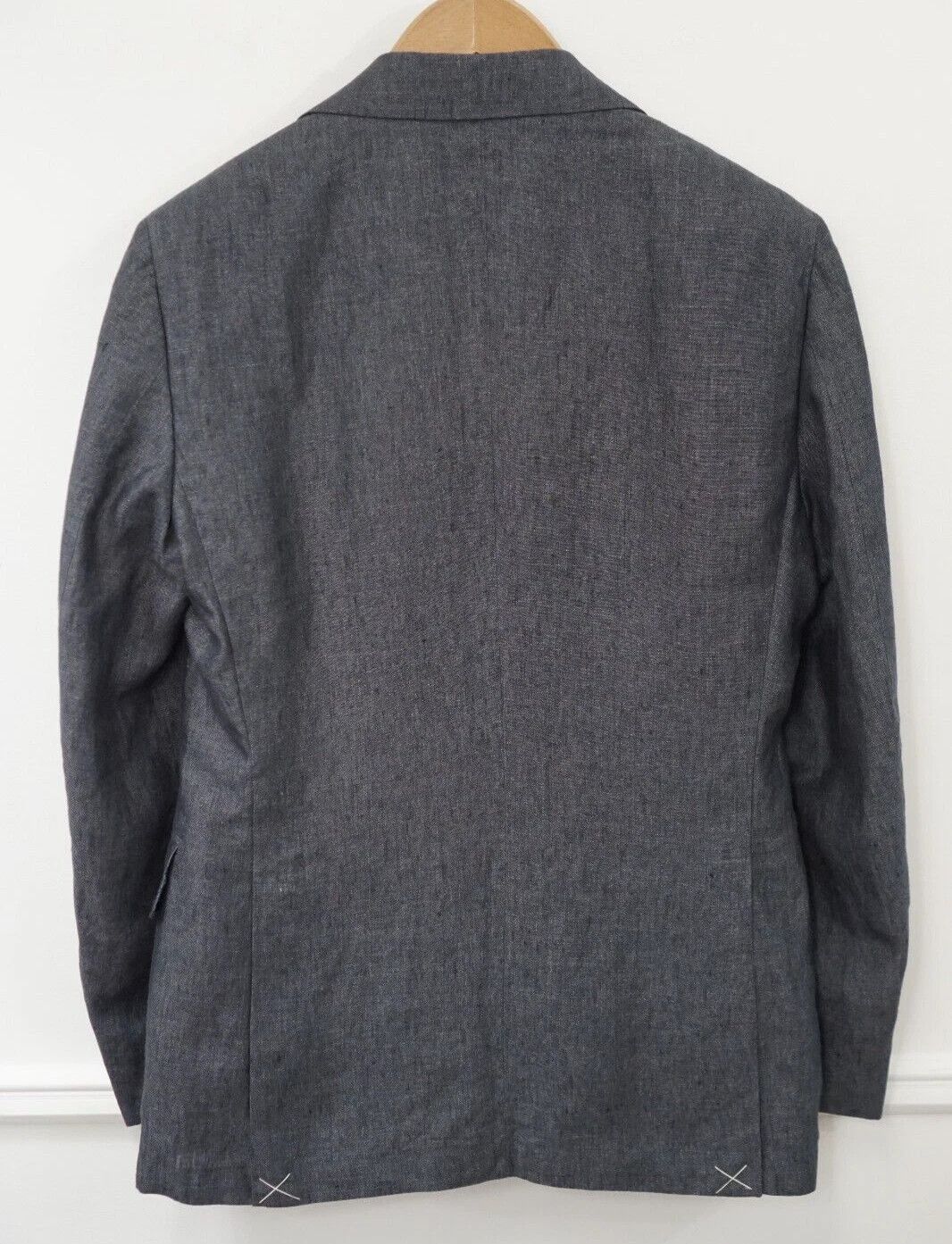 Suitsupply Men Suitsupply Blazer 100% Wool Grey Angelico Size 23 US36S Size 36S - 2 Thumbnail