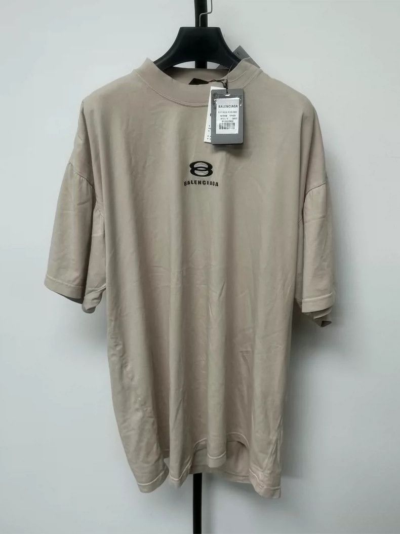 Balenciaga Balenciaga Letter Pattern Print Crewneck Short Sleeve T-Sh Size US L / EU 52-54 / 3 - 1 Thumbnail