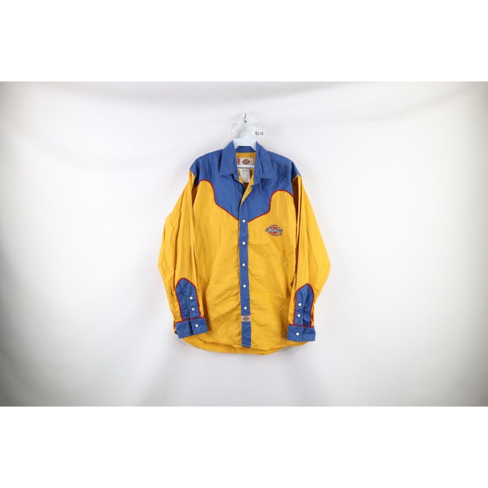 Dickies × Vintage Vintage Dickies Distressed Western Pearl Snap Button Shirt Size US M / EU 48-50 / 2 - 1 Thumbnail