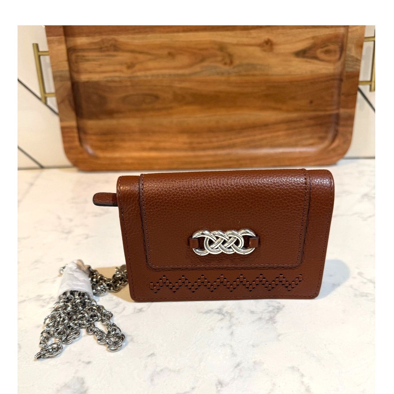 Brighton Brighton Bourbon Interlok Wallet Crossbody leather Size ONE SIZE - 1 Thumbnail