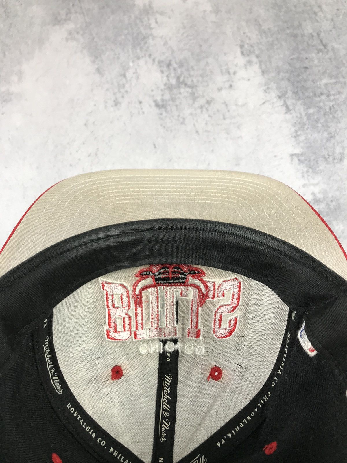 NBA × Vintage Vintage Chicago Bulls Mitchell Ness Jordan Wool Hat Cap Size ONE SIZE - 9 Thumbnail