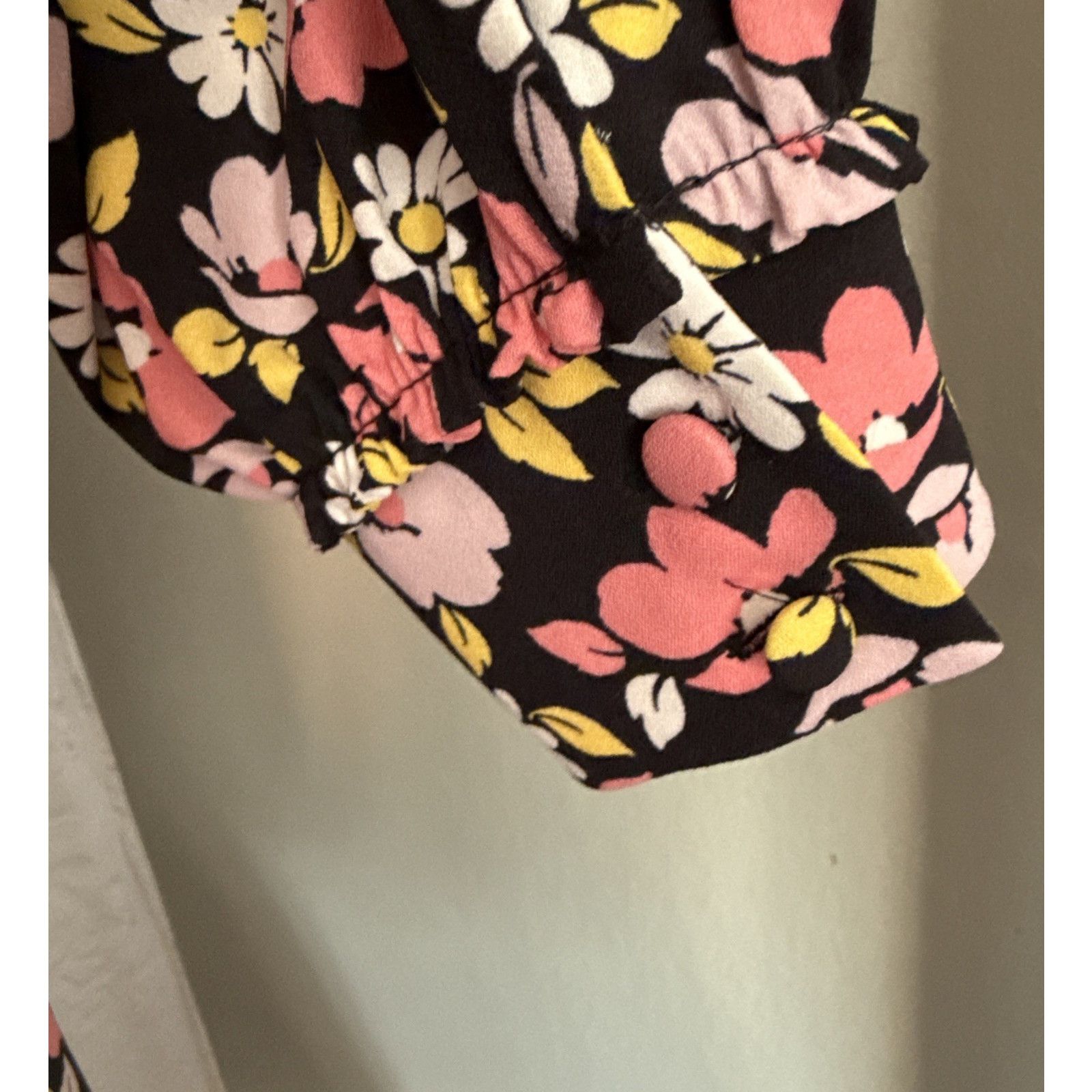 Kate Spade Kate Spade Day Trip Floral Shift Dress M smock ruffle Size M / US 6-8 / IT 42-44 - 3 Thumbnail