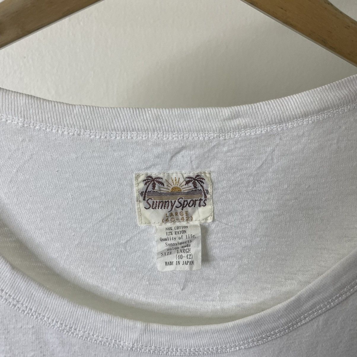 Japanese Brand × Sunny Sports Sunny Sports Made in Japan T Shirt Size US XL / EU 56 / 4 - 3 Thumbnail